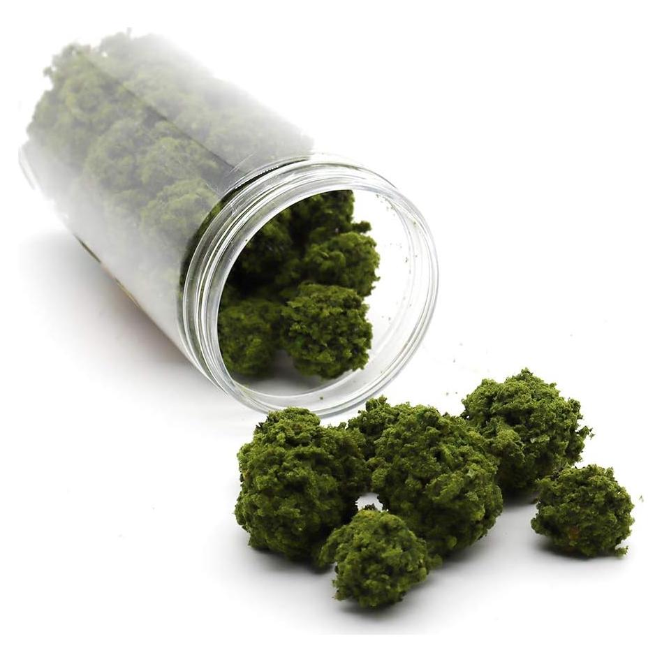 40 Pcs Arbustos Miniatura Verde Warmtree para Dioramas