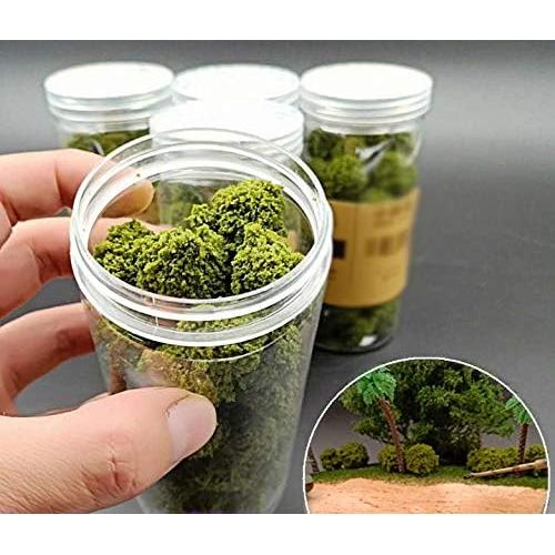 40 Pcs Arbustos Miniatura Verde Warmtree para Dioramas