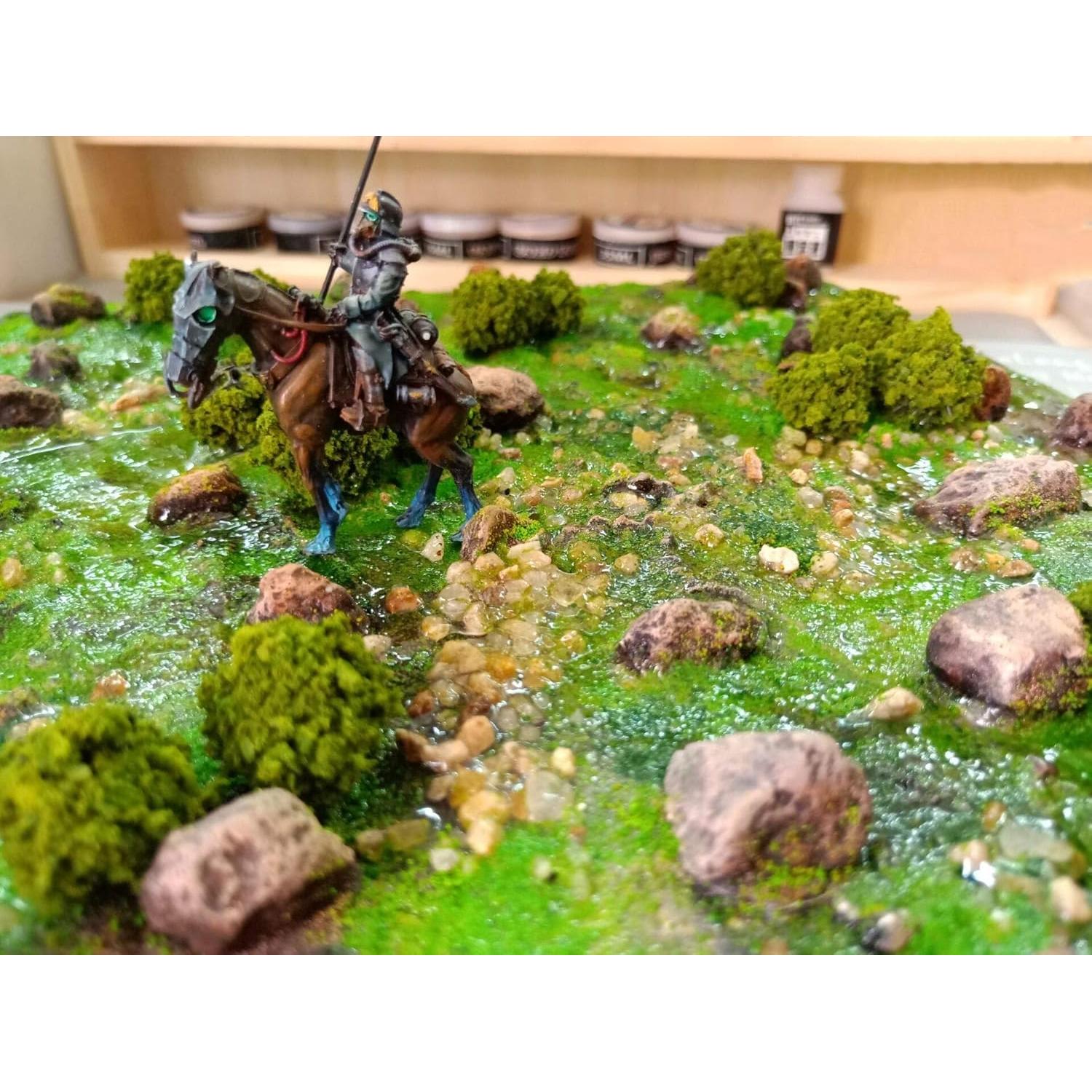 40 Pcs Arbustos Miniatura Verde Warmtree para Dioramas