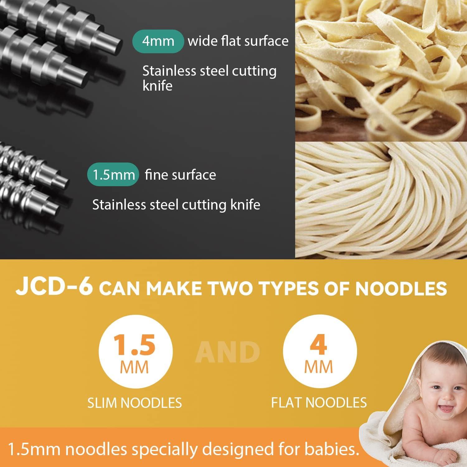 Máquina de Pasta Eléctrica Newhai 135W Acero Inoxidable