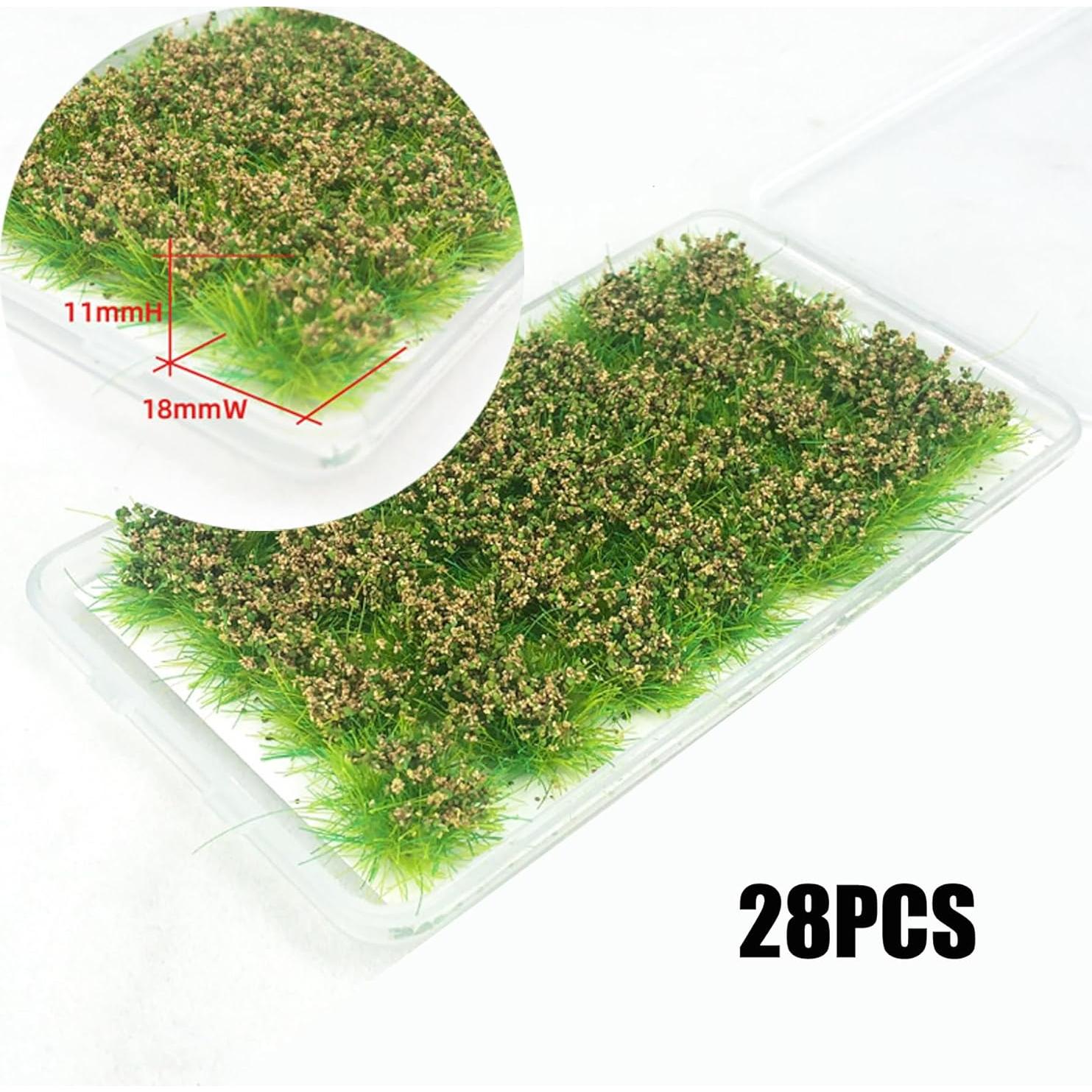 Cayway 120 PCS Grama Estática Colorida para Modelismo