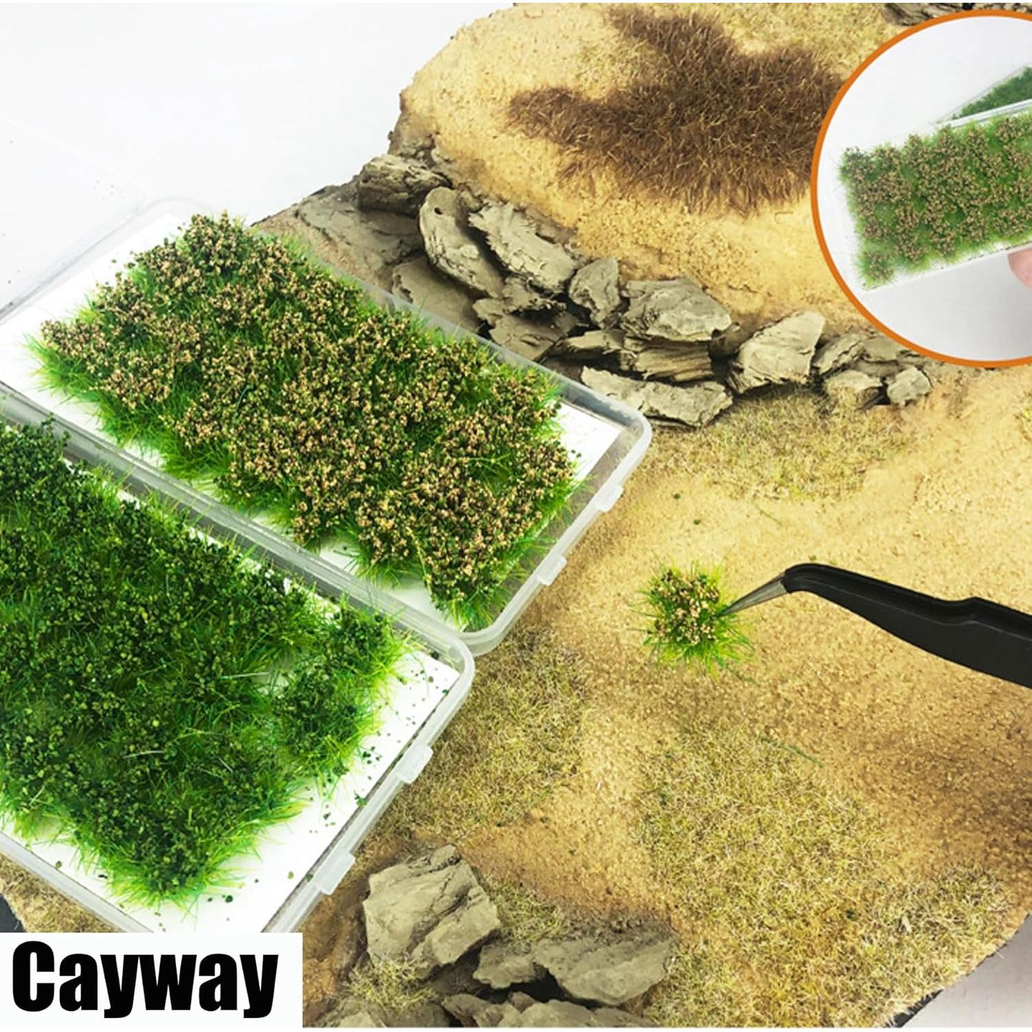 Cayway 120 PCS Grama Estática Colorida para Modelismo