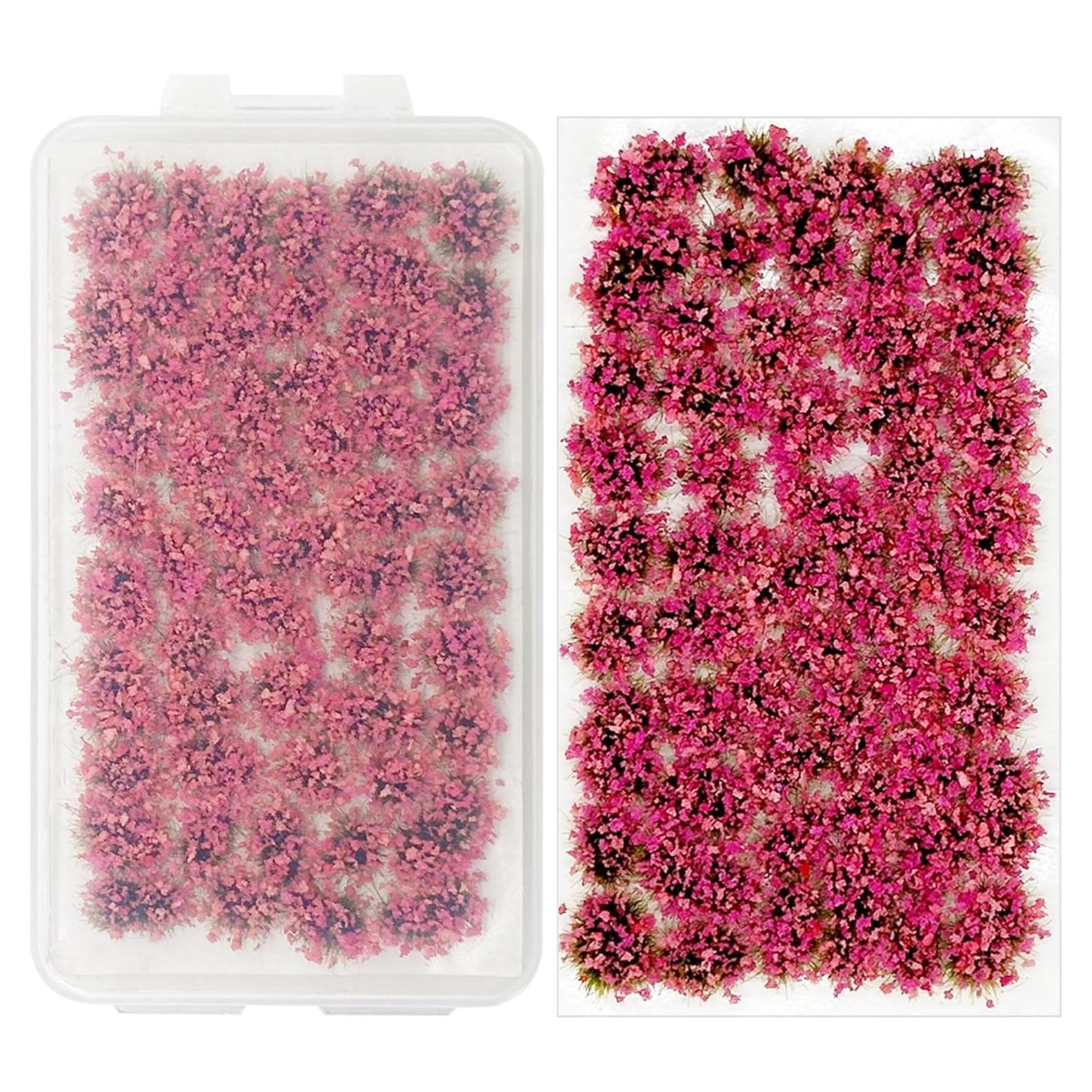 Mezcla de Flores Estáticas Rosa Attuslla 53 PCS 6 mm