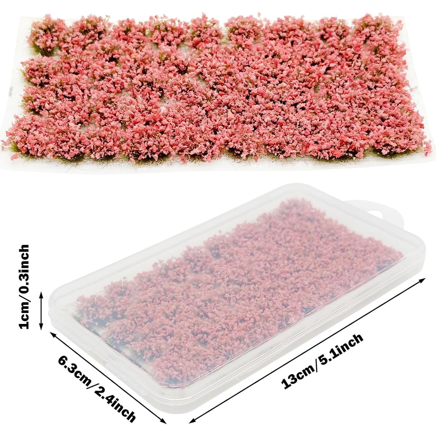 Mezcla de Flores Estáticas Rosa Attuslla 53 PCS 6 mm