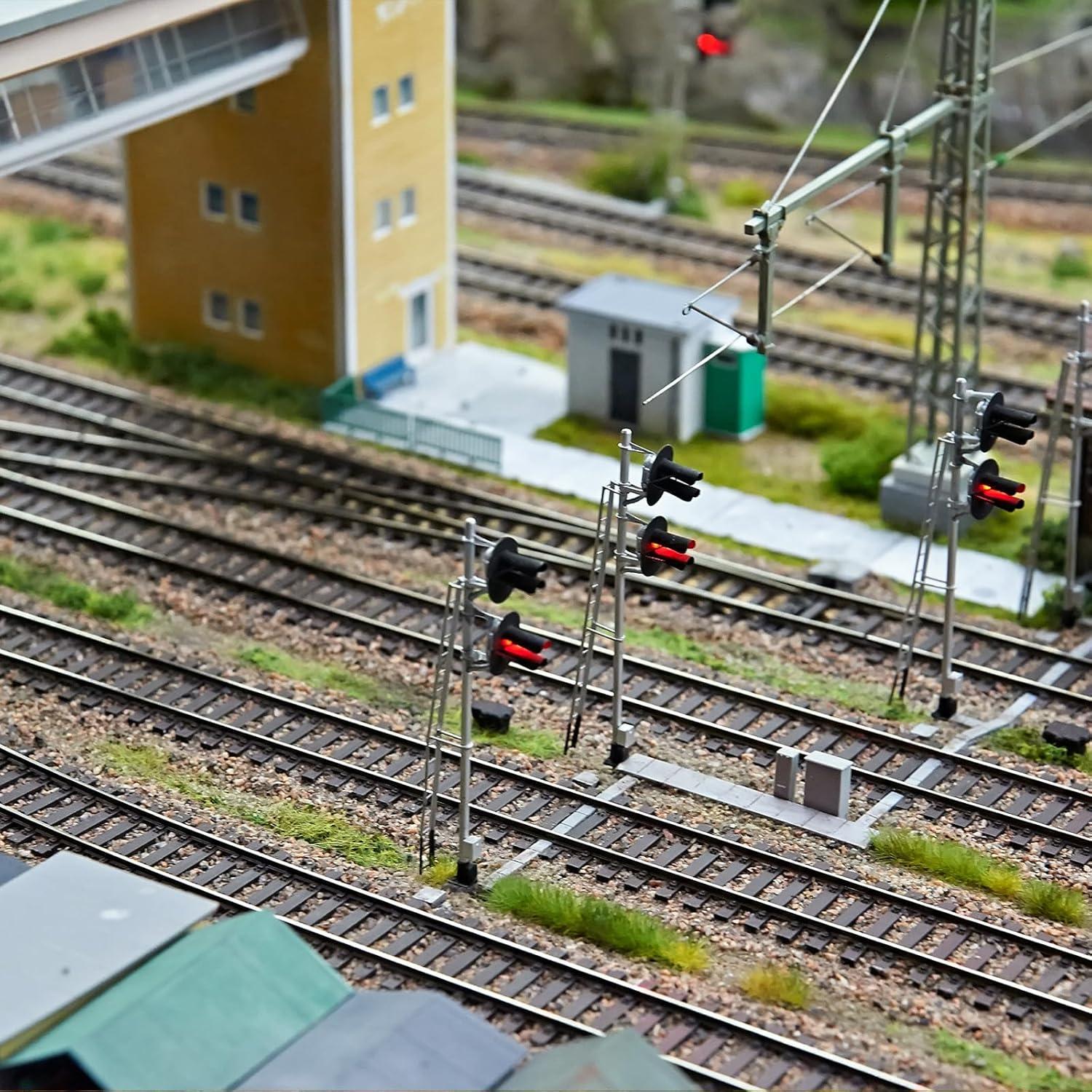 Terreno de Hierba Estática PATIKIL 2 Juegos 56Pcs Verde Amarillo