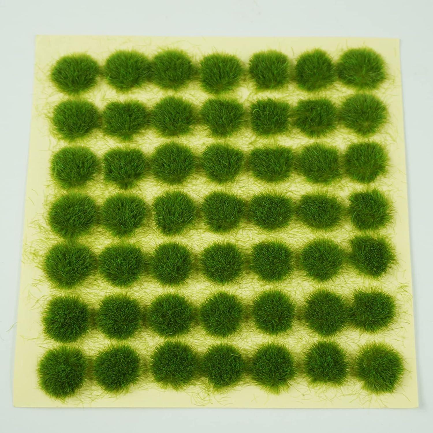 Cayway Grama Estática Tuft Verde Kit 147 Piezas para Diorama