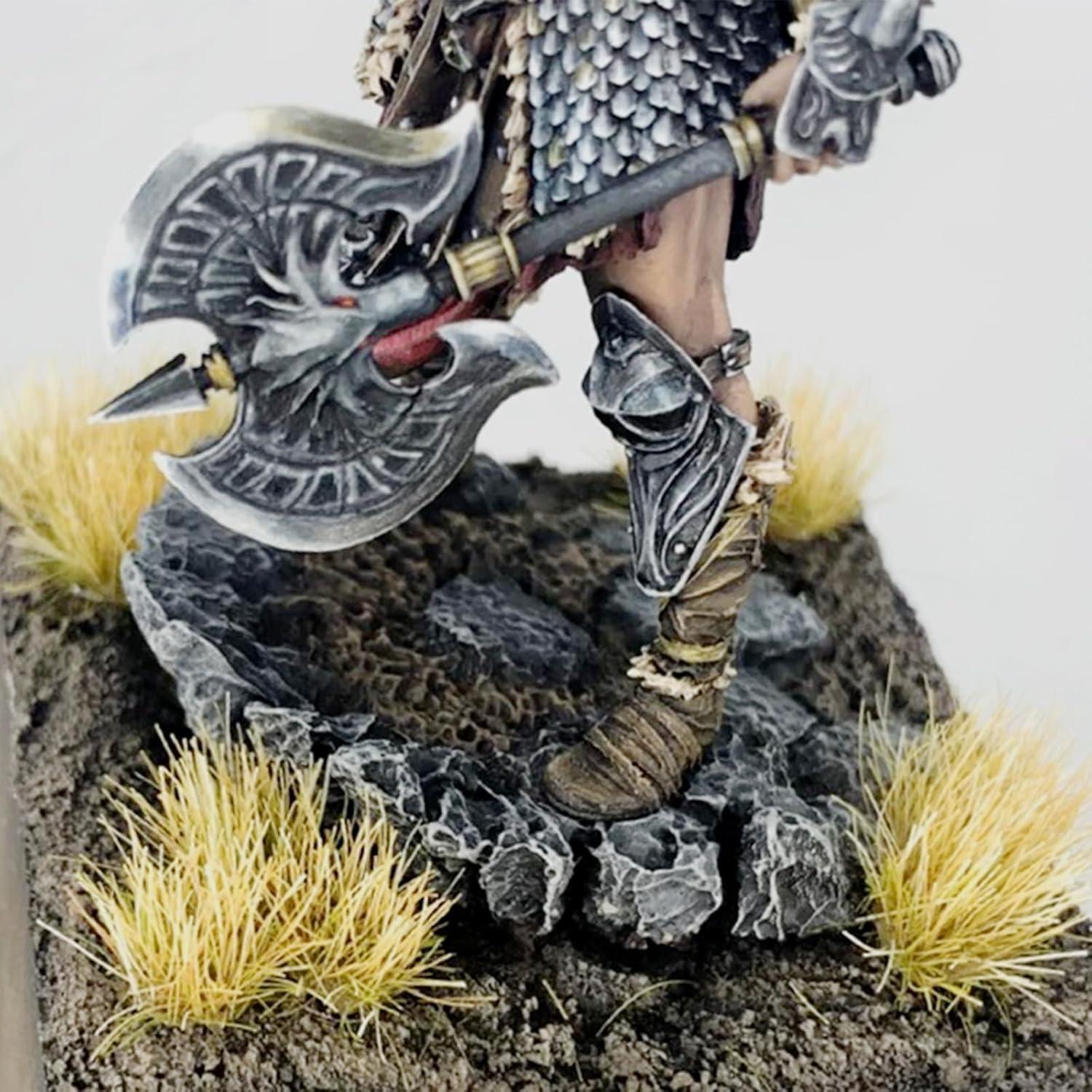 Cayway 64 Tufts de Grama Estática Verde para Diorama