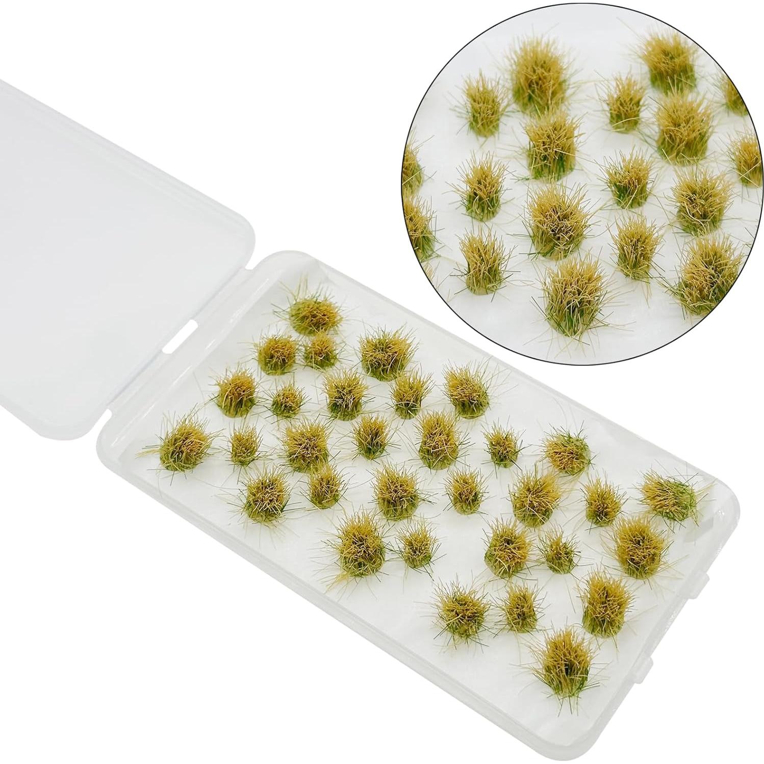 Cayway 64 Tufts de Grama Estática Verde para Diorama