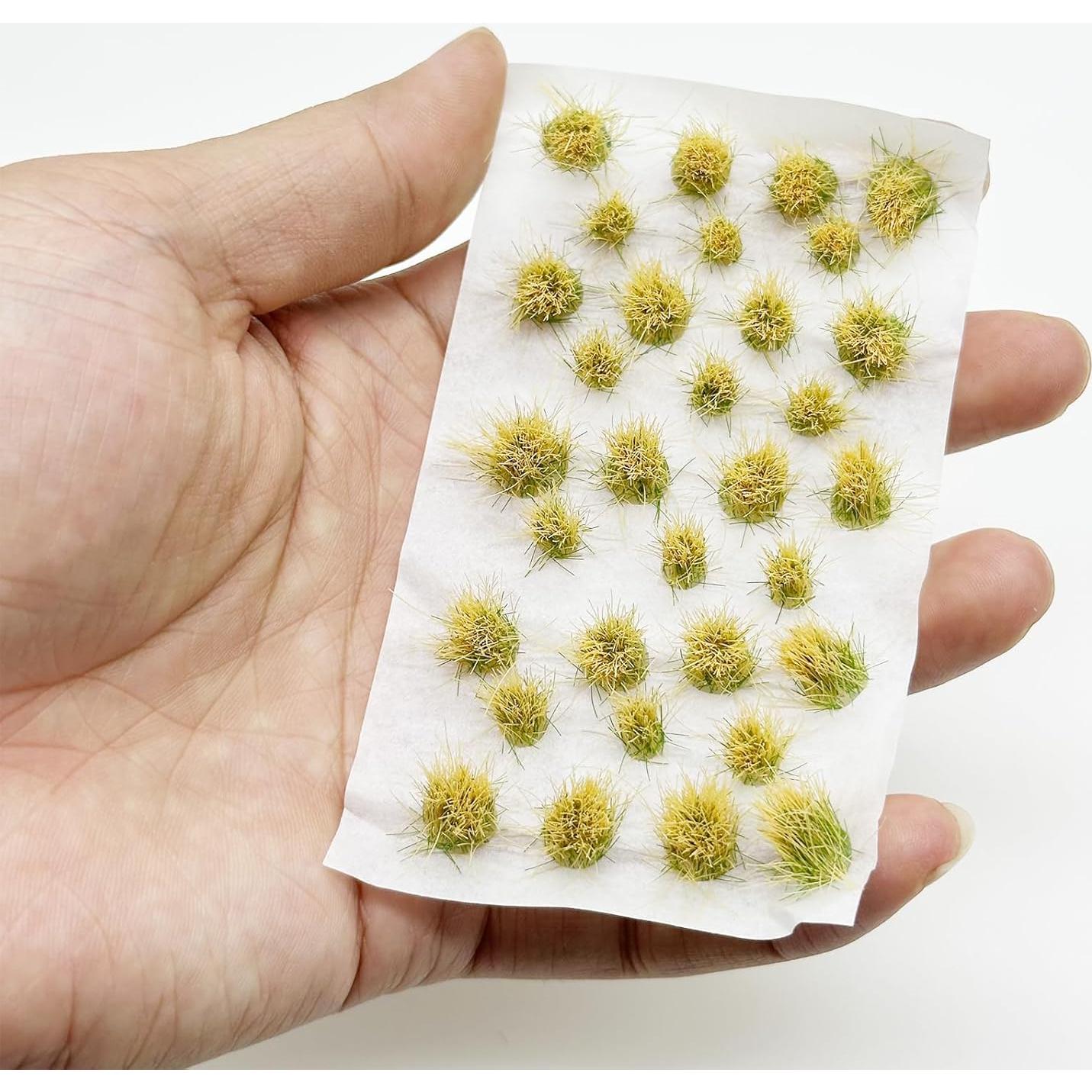 Cayway 64 Tufts de Grama Estática Verde para Diorama