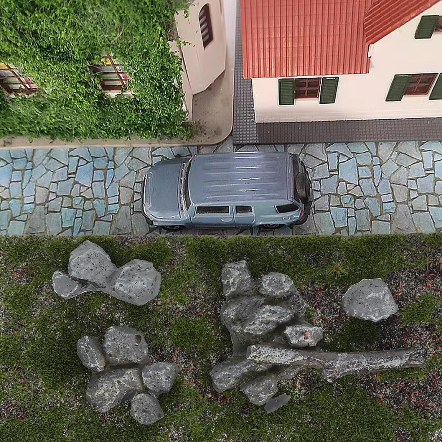 Mesa de Arena Césped Artificial Abaodam 14x7 cm Verde