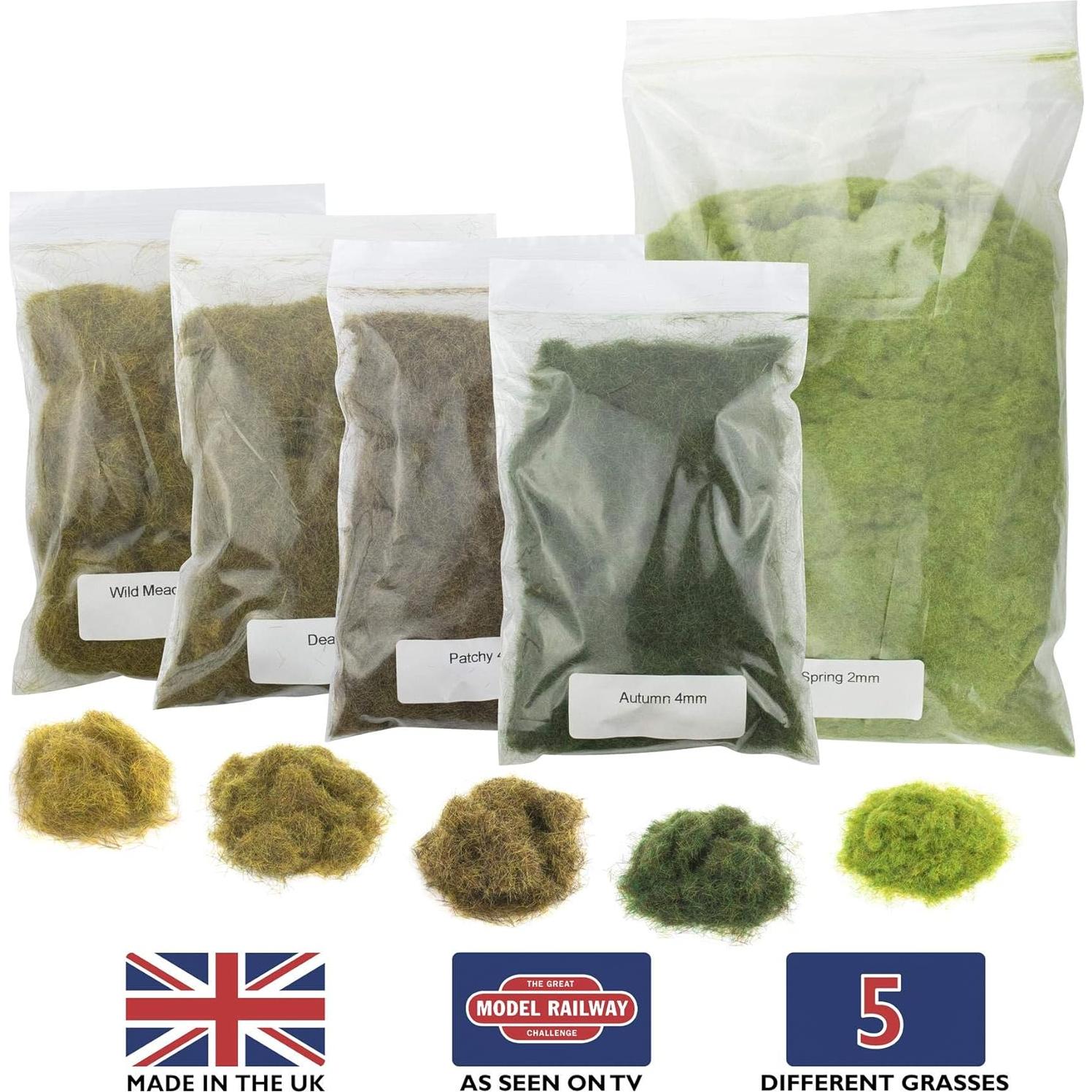 Kit Terraplén Hierba Estática Primavera WWS - 2mm a 6mm