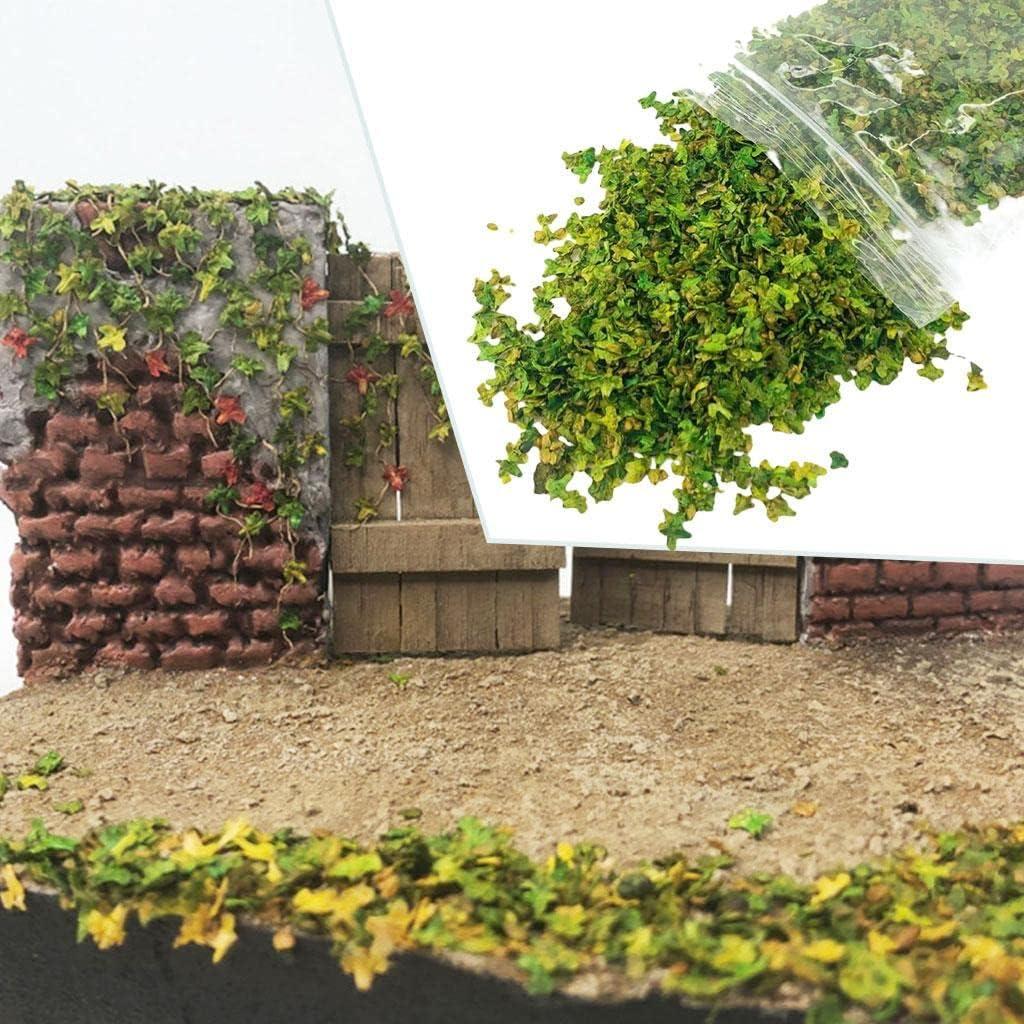 Hojas Miniatura Realistas AMLESO 33ml para Dioramas y Jardines