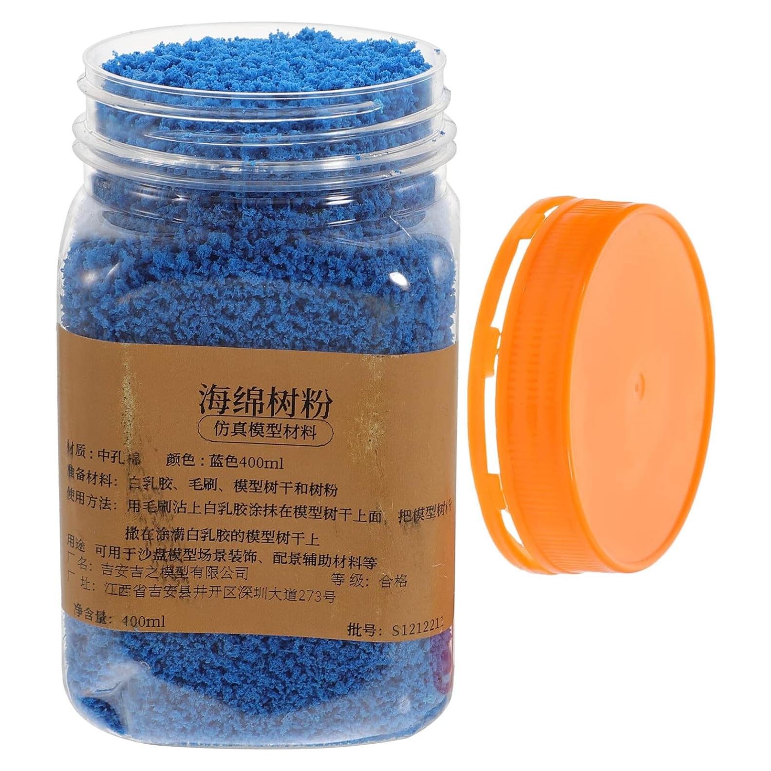 Césped Falso HOMSFOU 113g Polvo Estático Azul para Modelos