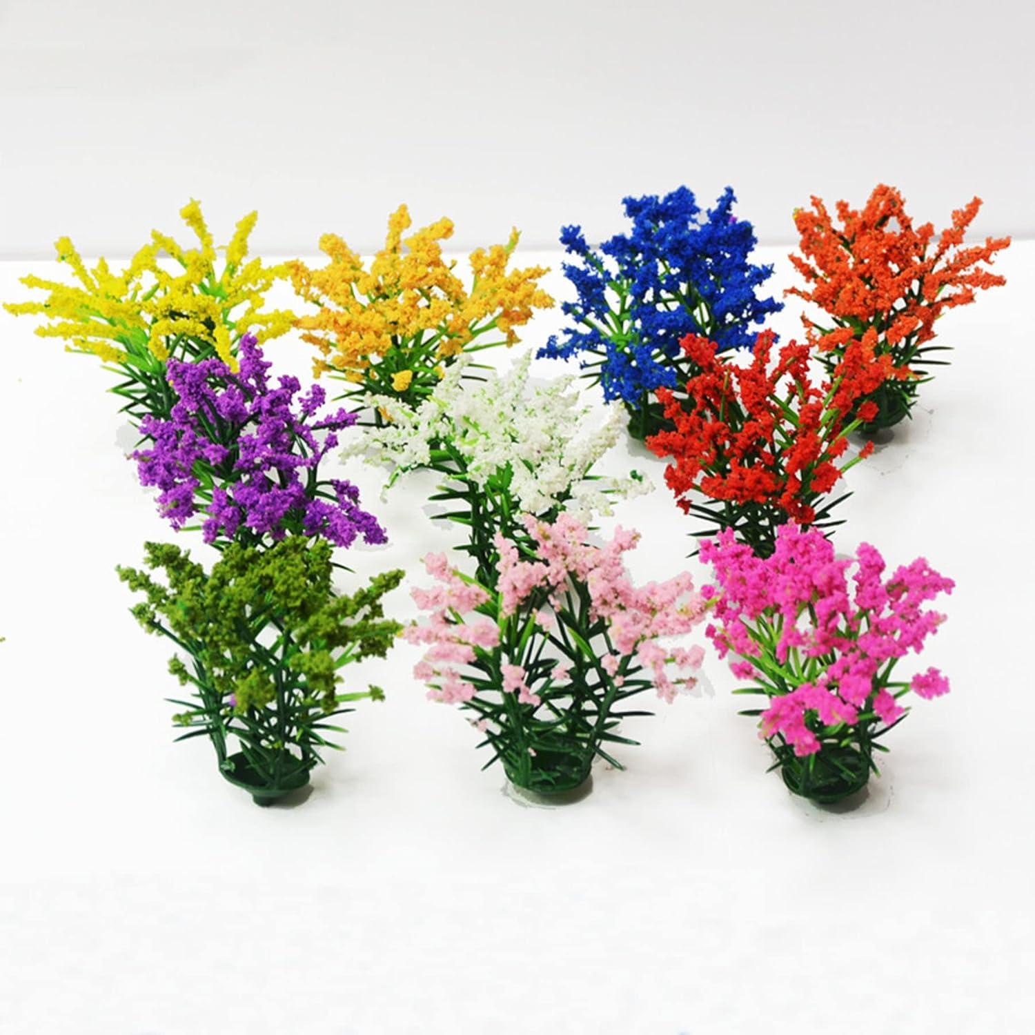 Woohome Kit 50 Racimos de Flores 5 cm para Paisajismo