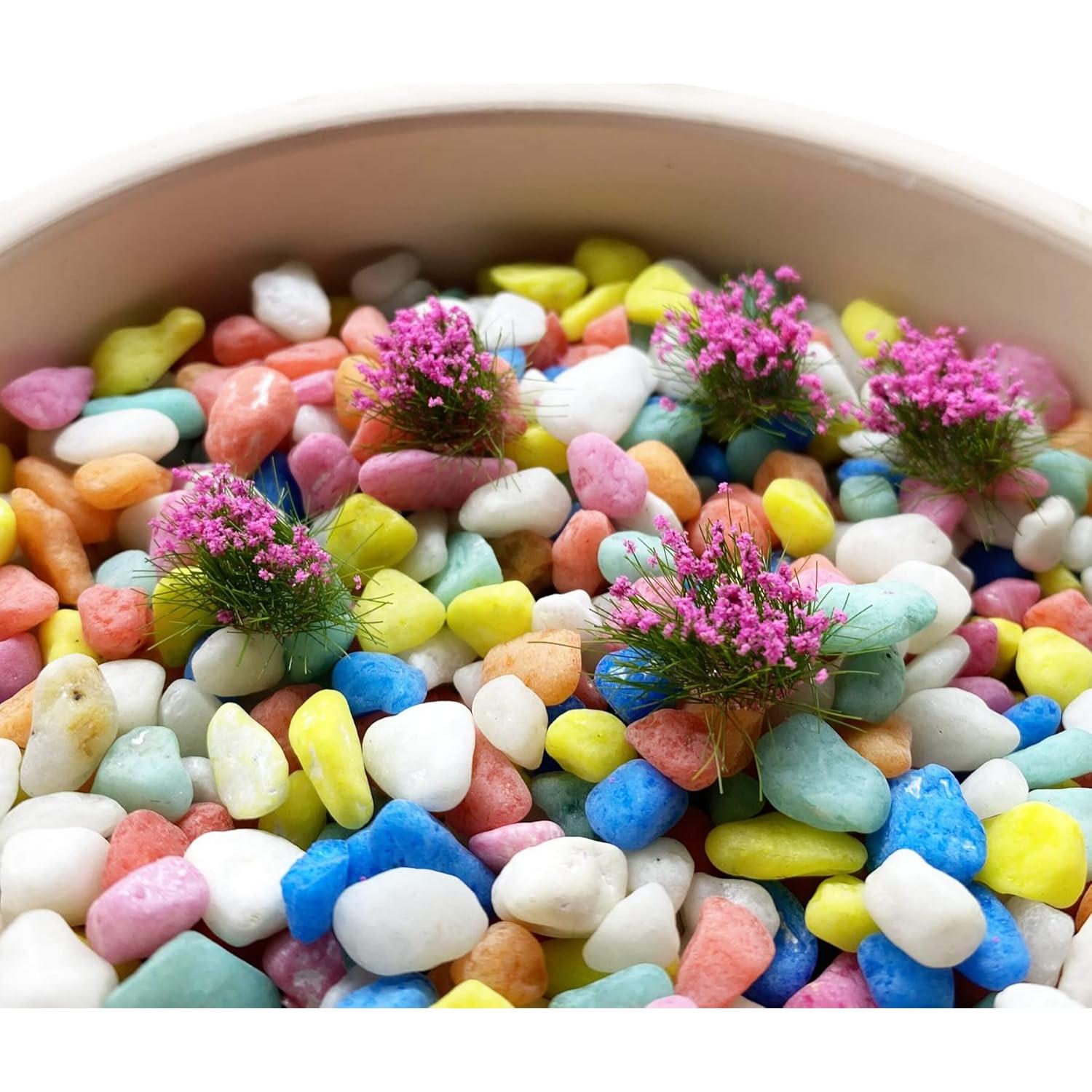 Conjunto de Hierba Artificial Cayway 72 PCS Rosa