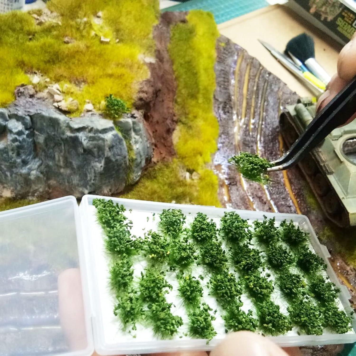 Cayway 56 PCS Hierba Artificial para Modelismo DIY