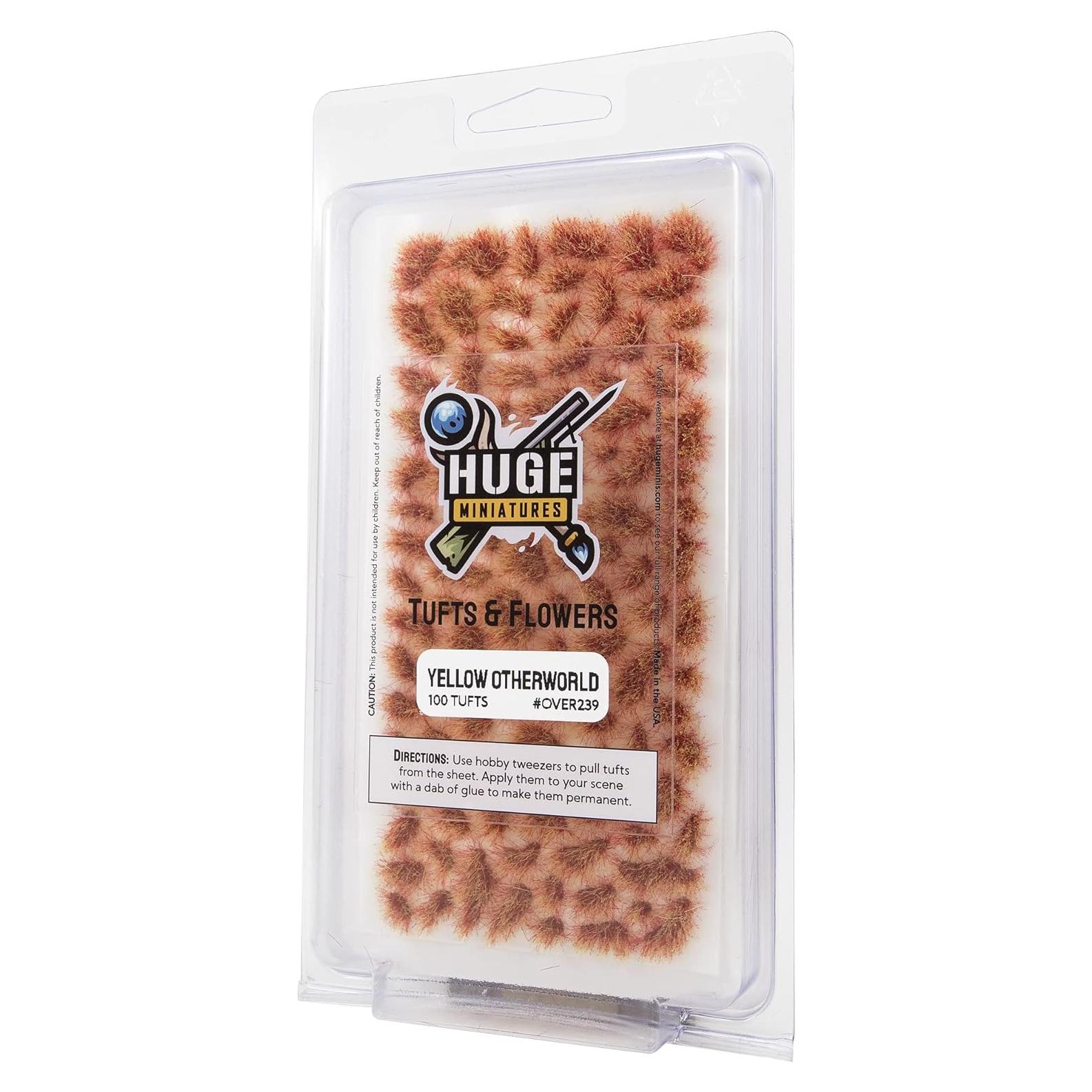 Tufts de Hierba Autoadhesiva Huge Minis 100 Unidades Amarillo