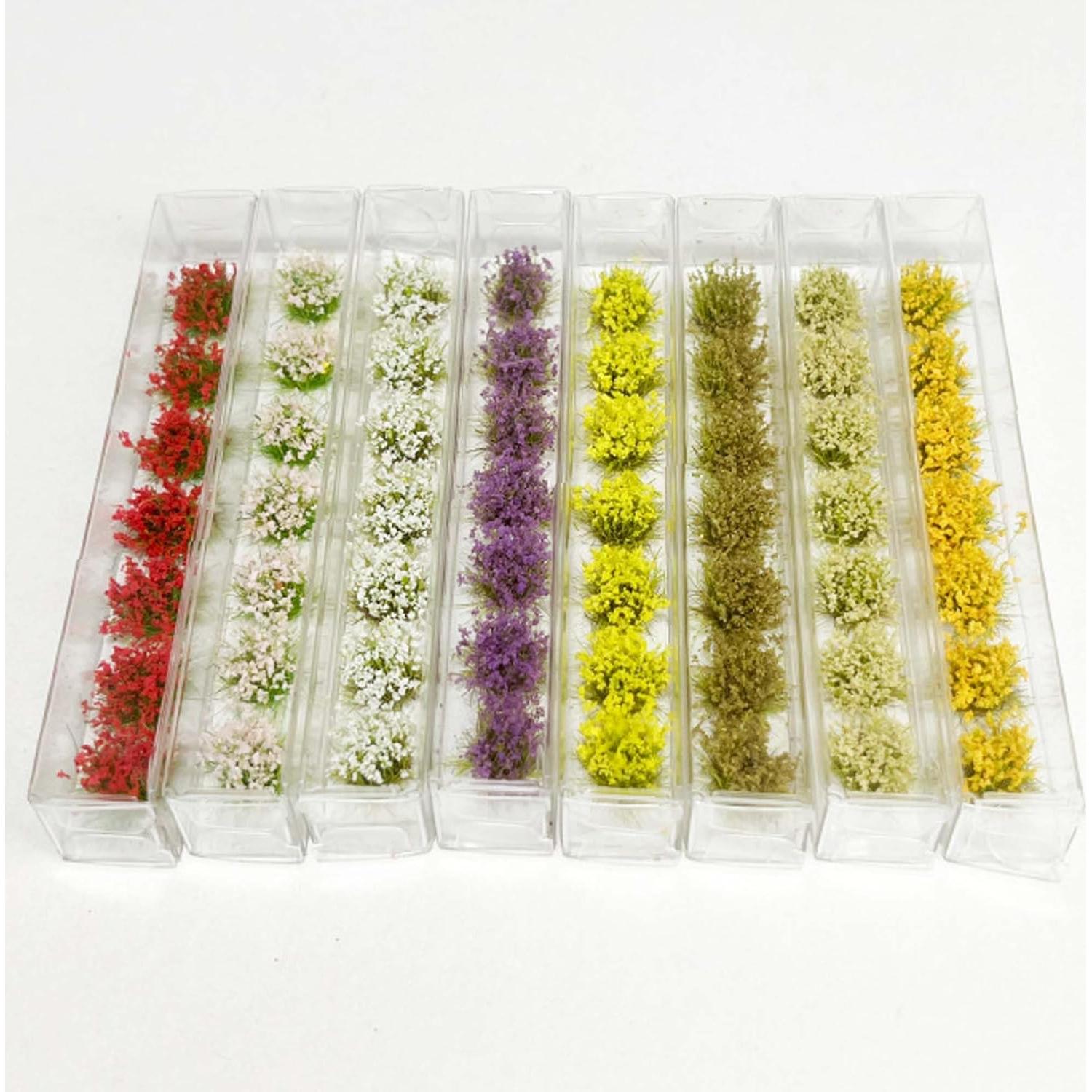 56 PCS Tufts de Hierba Estática Attuslla para Diorama