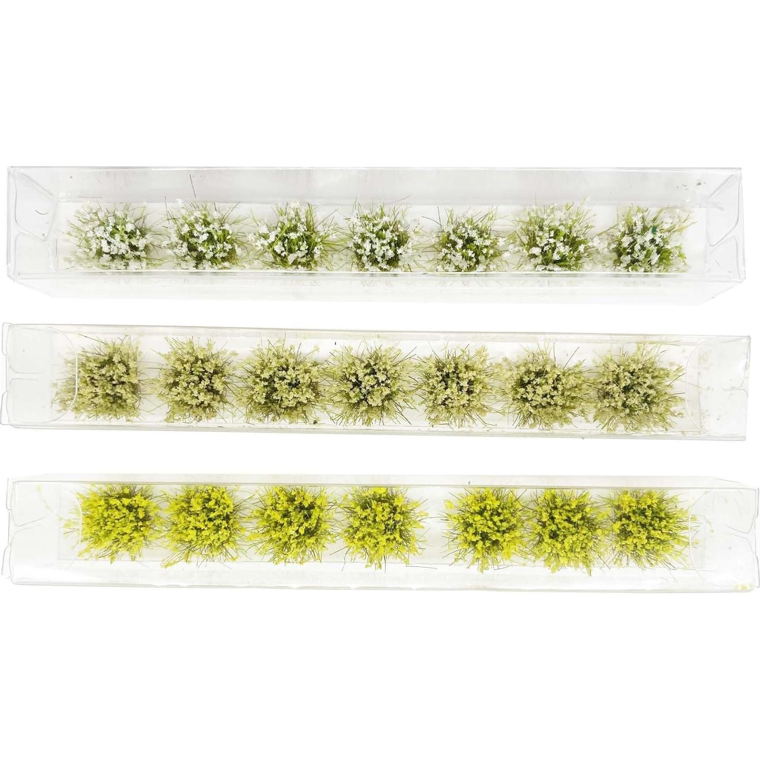 56 PCS Tufts de Hierba Estática Attuslla para Diorama