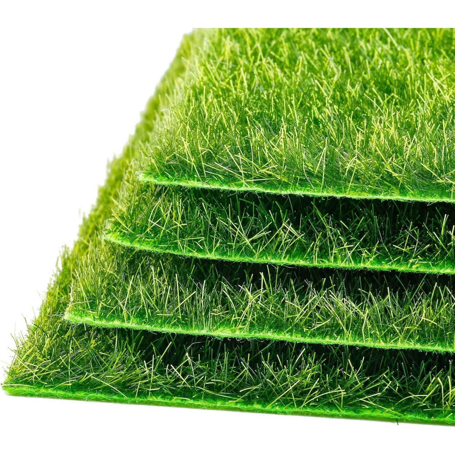 Césped Artificial Pangda 4 Piezas 15.24x15.24cm Decoración