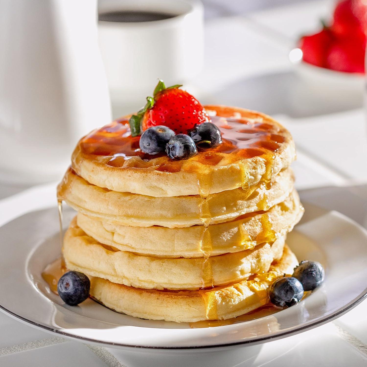 Mini Waffle Maker Nostalgia Aqua 12.7 cm Superficie Doble