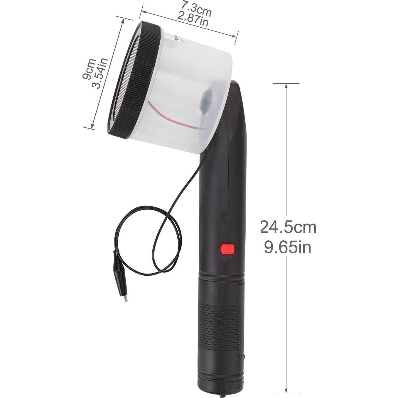 Eapmic Micro Static Grass Applicator, Train Wargames Model Railroad Diorama Scenery Scale DIY Mini Electrostatic Flocking Machine