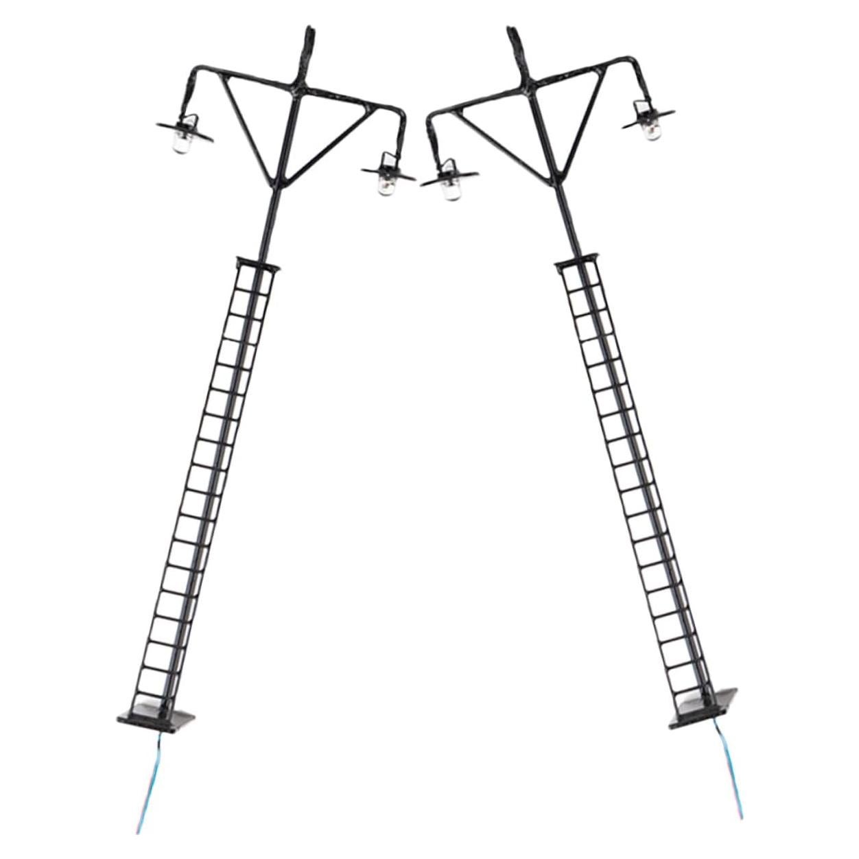 Mini Lámparas de Ferrocarril STOBOK 2 Pcs 12x4.5 cm