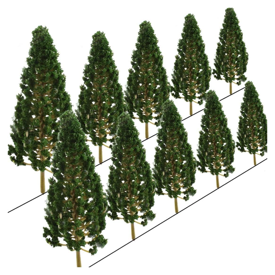 Árboles de Pino Verde Oscuro MARRTEUM 130 mm 10 PCS