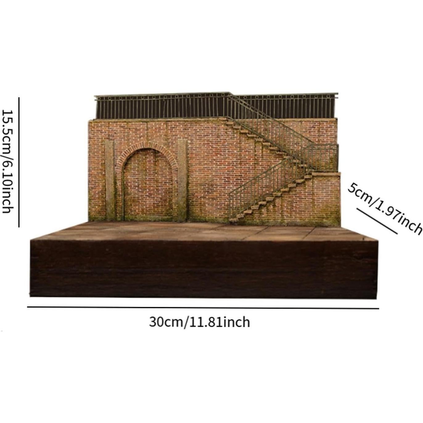 Kit de Modelo de Edificio 1:35 Genérico DIY Madera Espuma