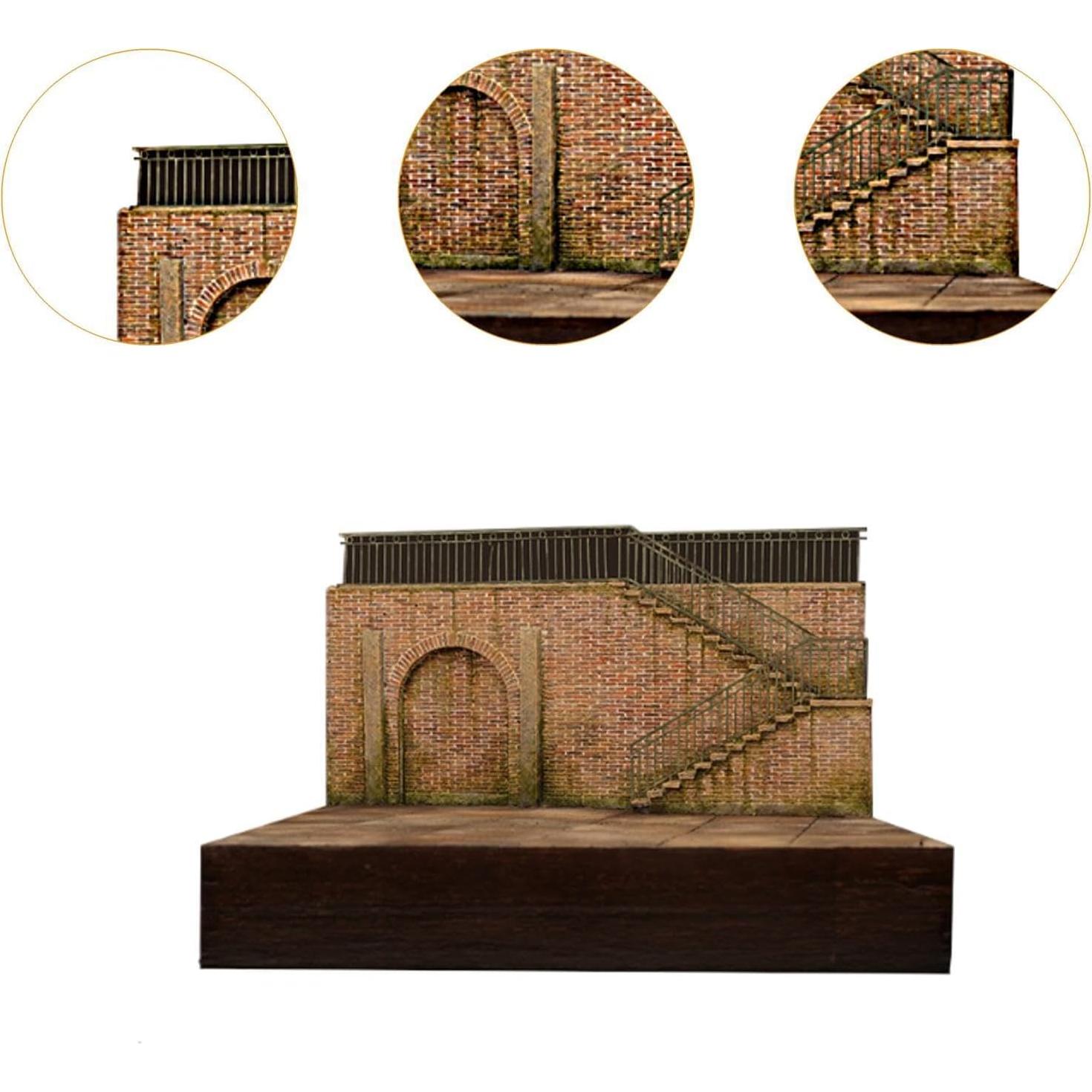 Kit de Modelo de Edificio 1:35 Genérico DIY Madera Espuma