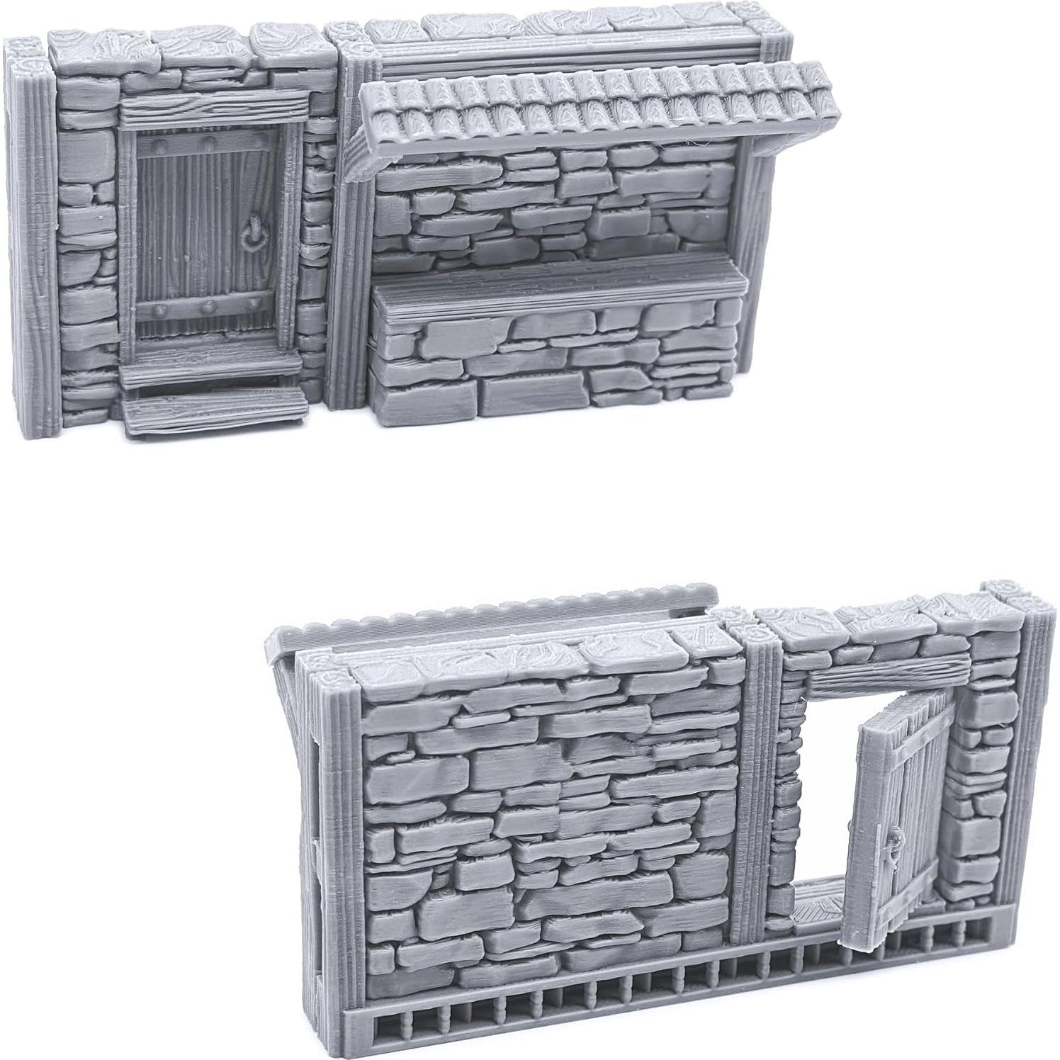 Frentes de Tienda Medievales 3D EnderToys para Wargames 28mm