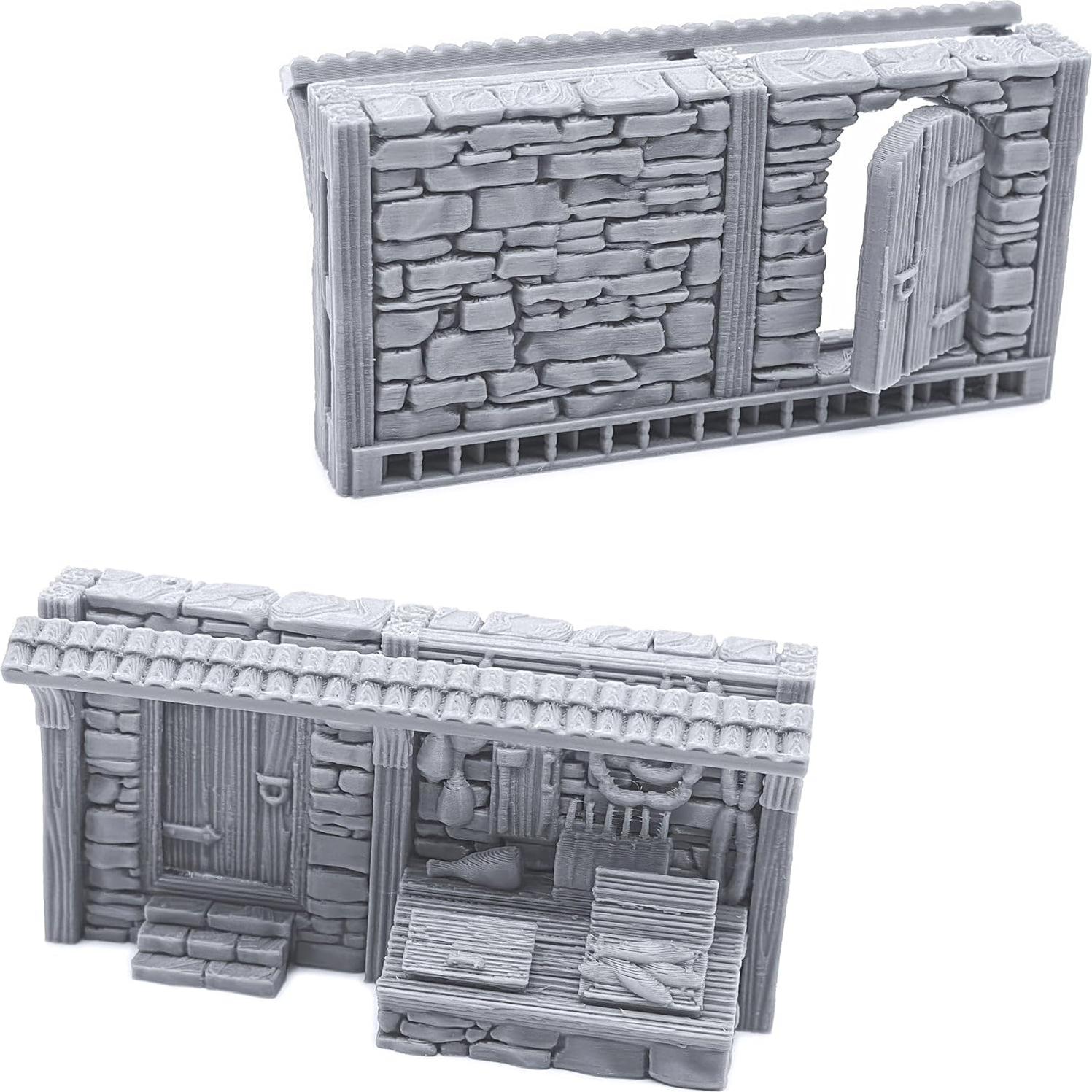 Frentes de Tienda Medievales 3D EnderToys para Wargames 28mm