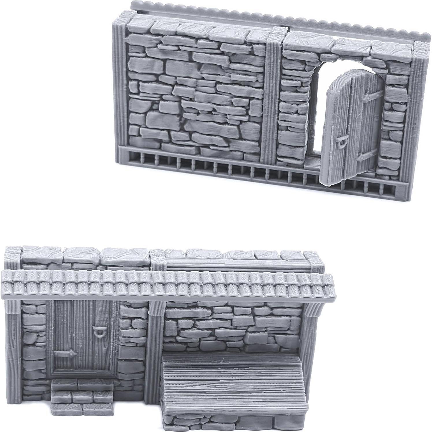 Frentes de Tienda Medievales 3D EnderToys para Wargames 28mm