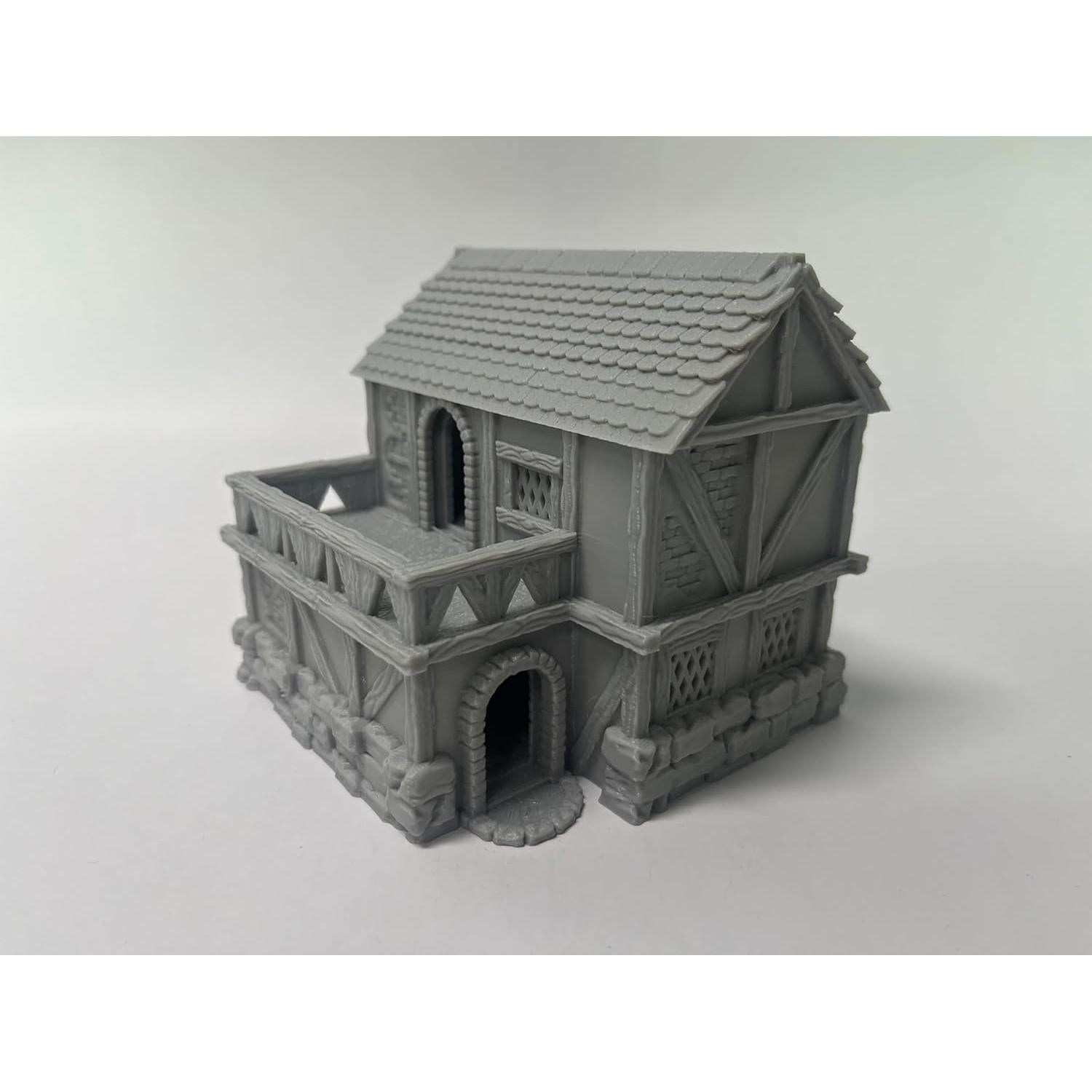 Edificios Miniatura Hautico para Juegos de Guerra RPG 18mm