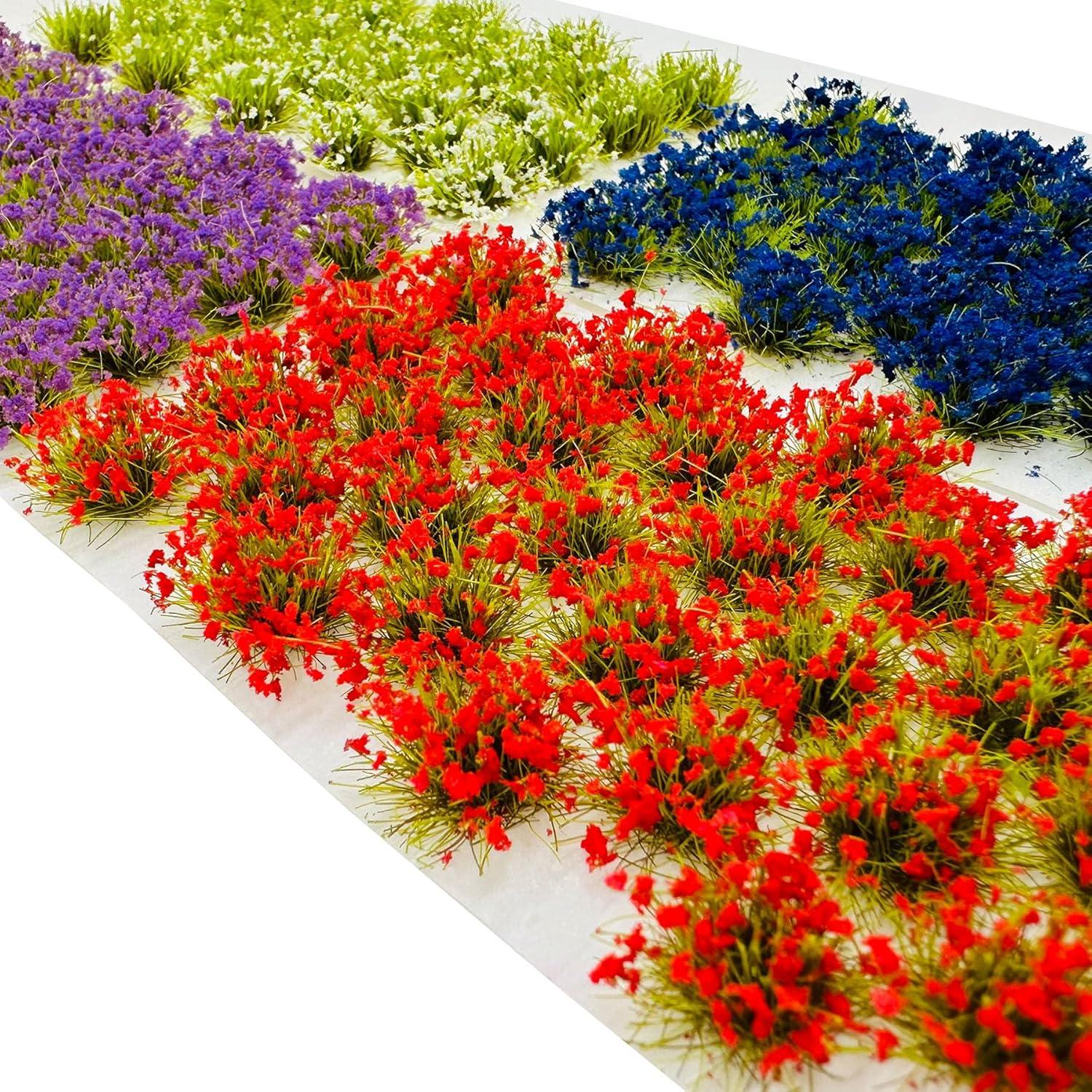 Woohome Hierba Estática Artificial 32 Piezas Color Púrpura