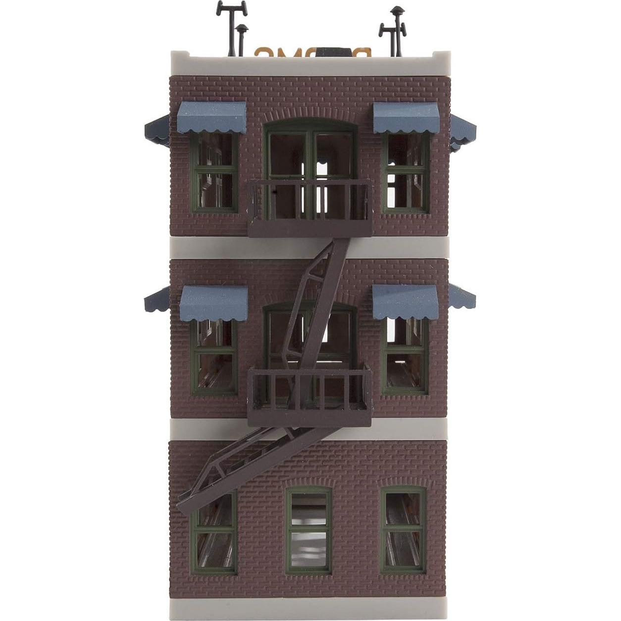 Kit Edificio a Escala HO Walthers Hotel Belvedere 20,6x4,1cm