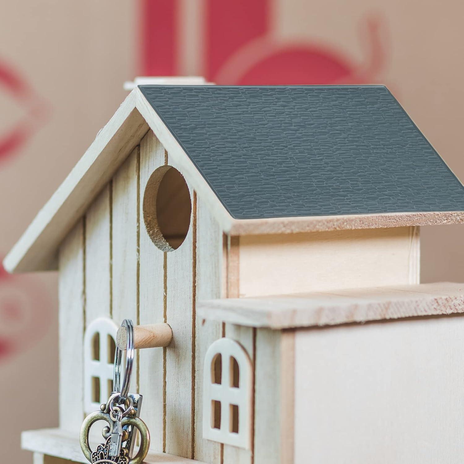 Hojas Decorativas Tejas de Techo Toyvian 30x20 cm PVC