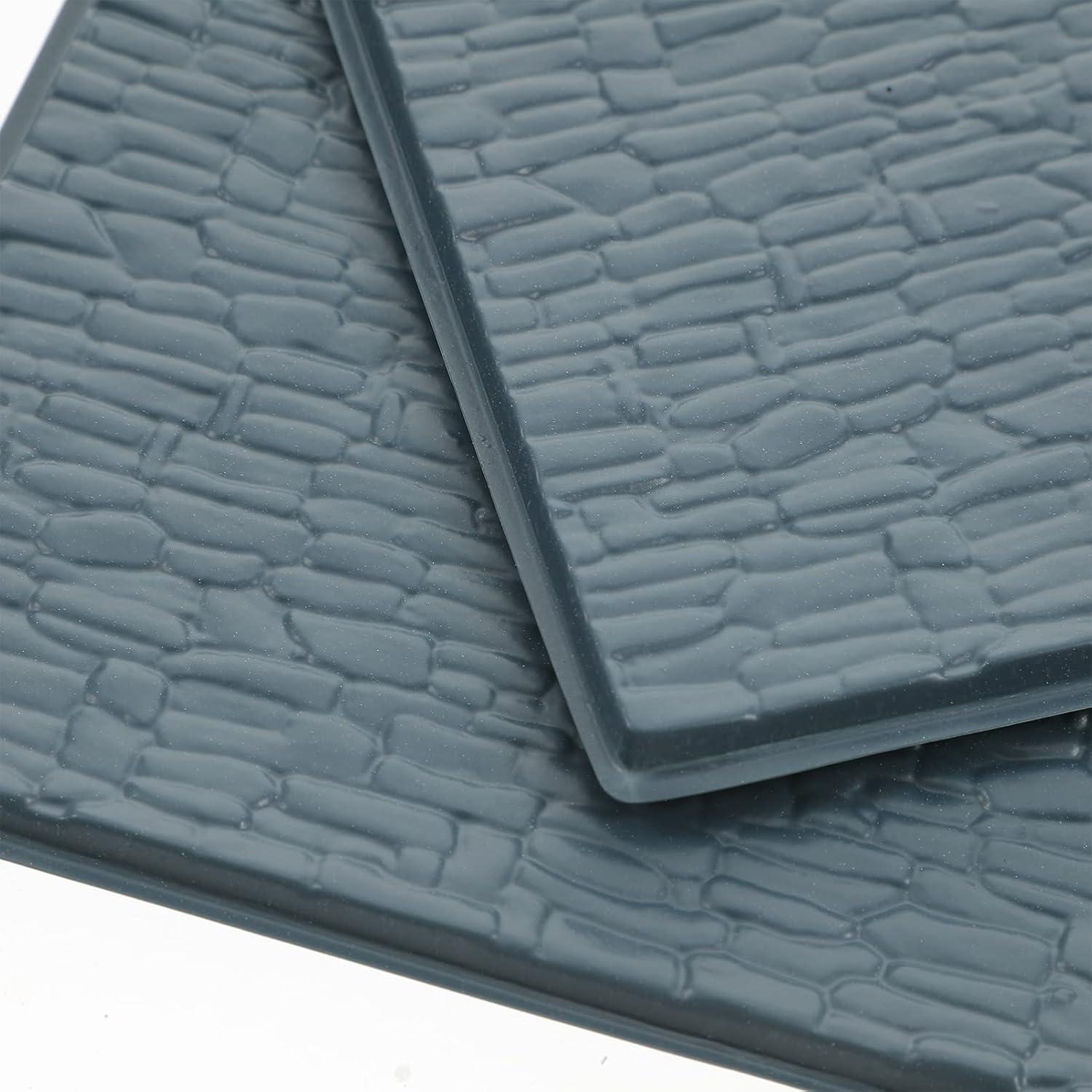 Hojas Decorativas Tejas de Techo Toyvian 30x20 cm PVC