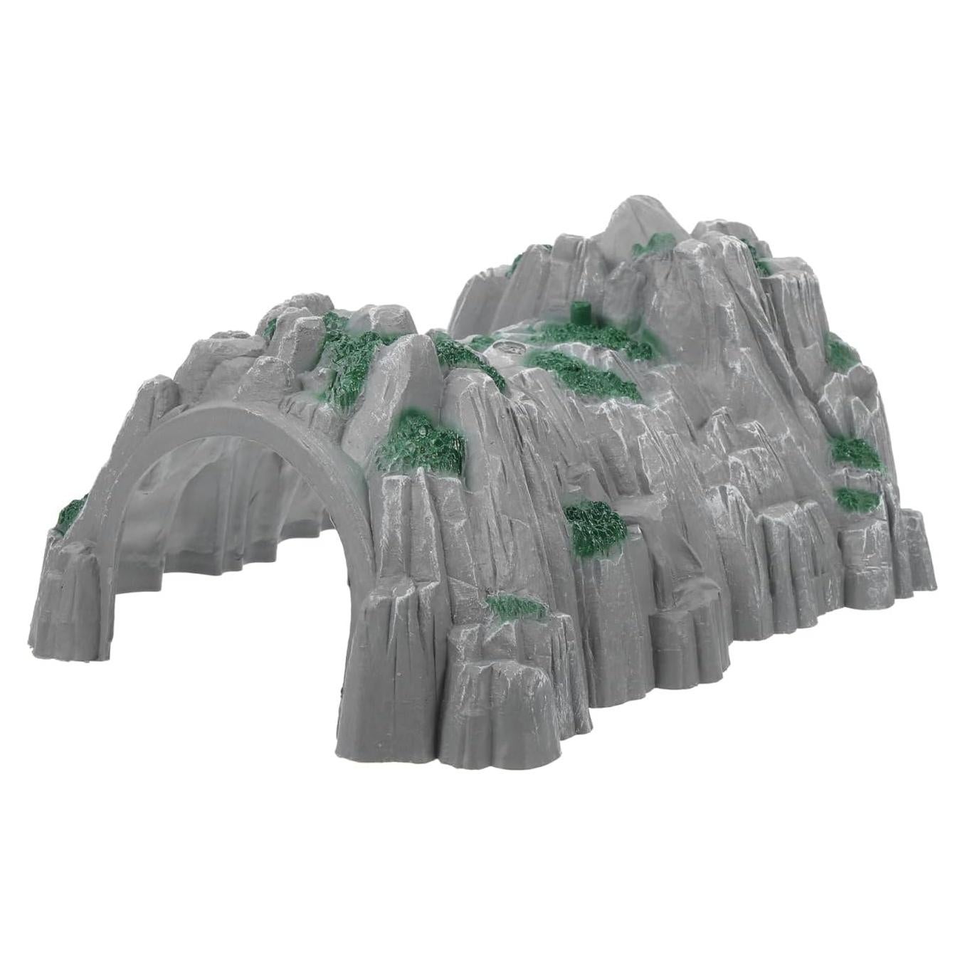 Accesorios de tren de madera Ibasenice - Túnel de plástico 25.5x19.5x11.5 cm