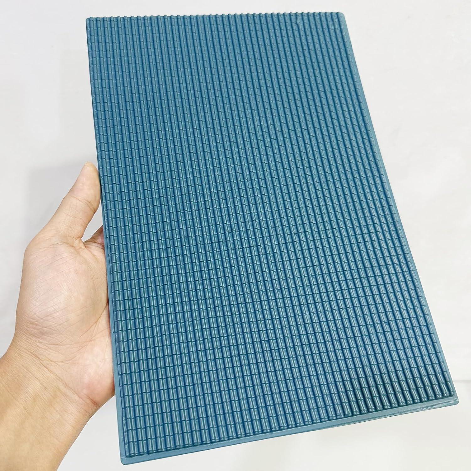 7 PCS Mini Azulejos Techo PVC Gris 30x20 cm Attuslla