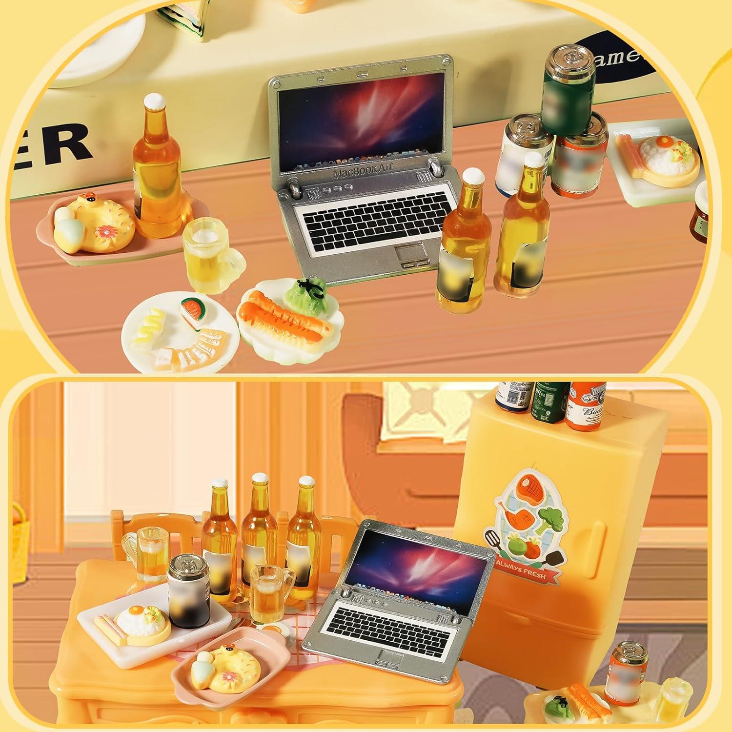 Botellas de Cerveza Miniatura Hiawbon 11 Piezas 1:12