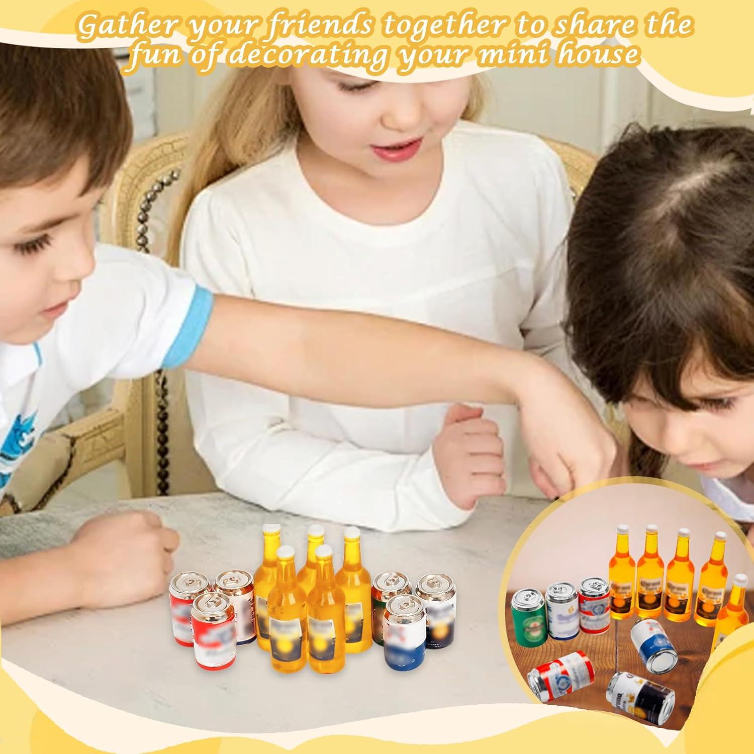 Botellas de Cerveza Miniatura Hiawbon 11 Piezas 1:12