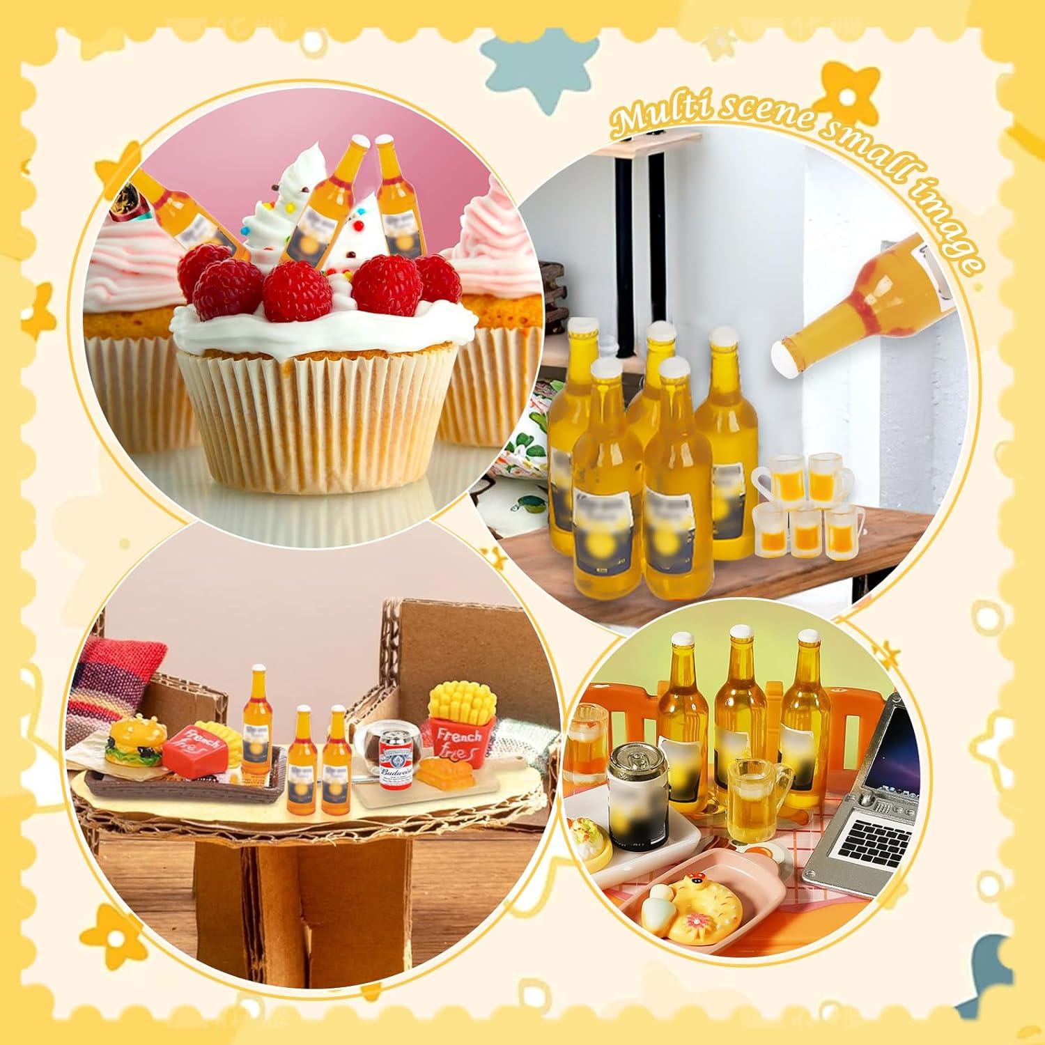 Botellas de Cerveza Miniatura Hiawbon 11 Piezas 1:12