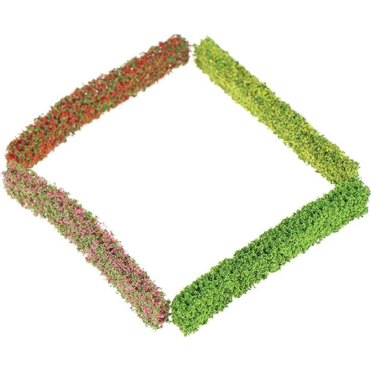 16 Tiras de Arbusto Miniatura Ecológicas para Dioramas 10x1.5cm
