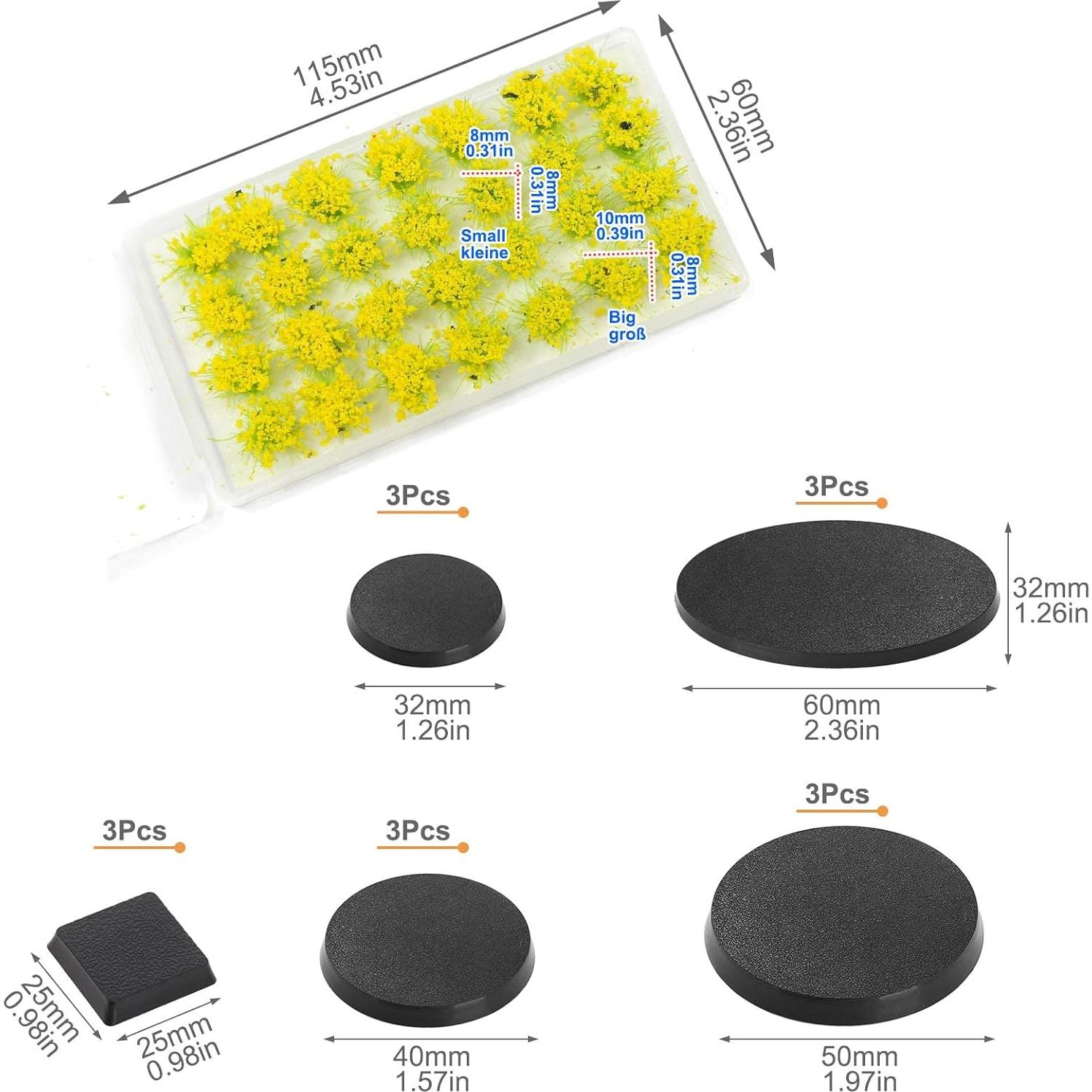 Arbustos Miniatura Evemodel para Escenografía Ferroviaria