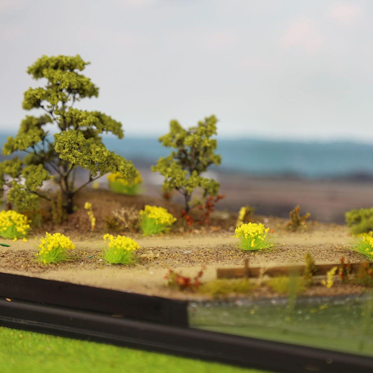 Arbustos Miniatura Evemodel para Escenografía Ferroviaria