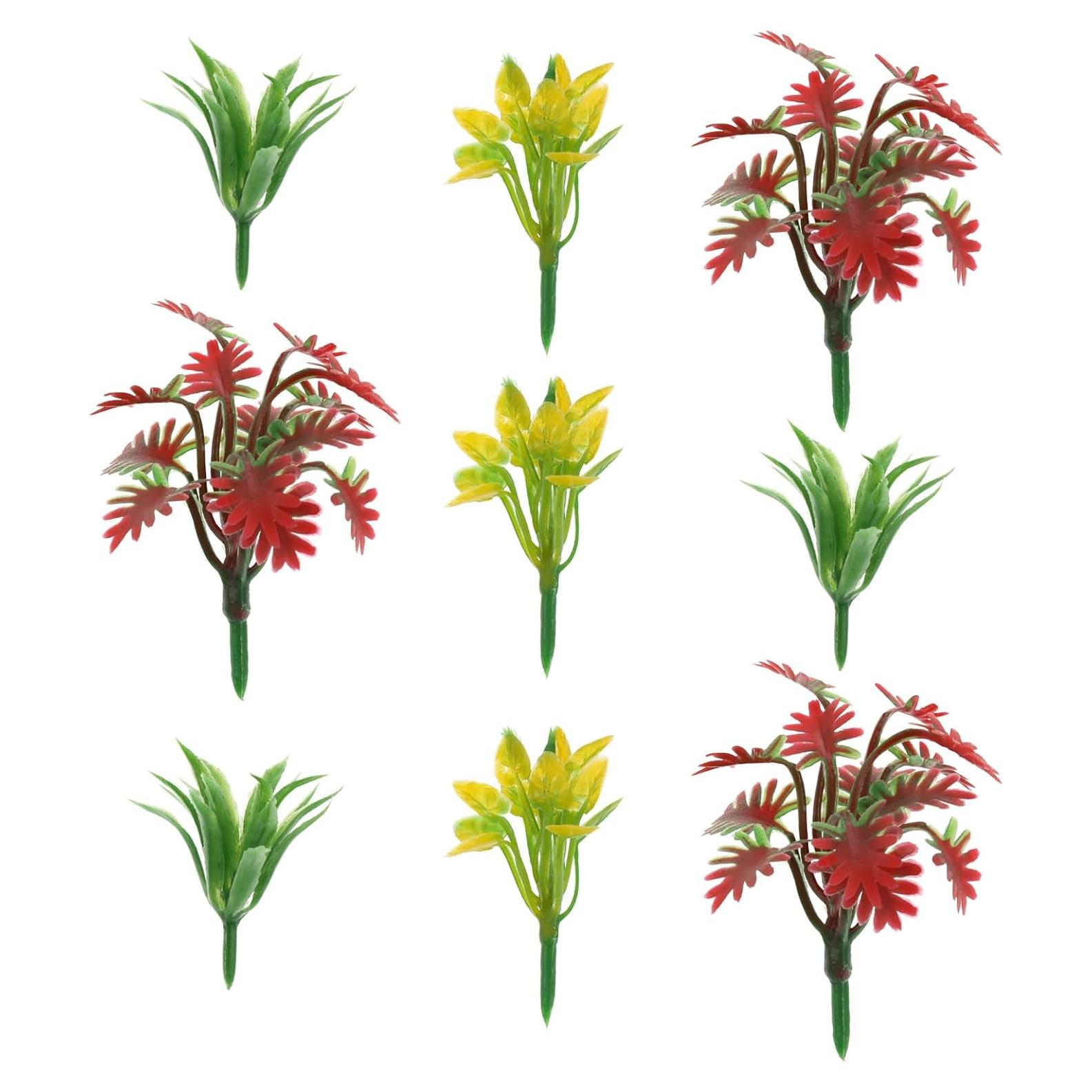 Yetaha 90 Piezas Arbustos Mixtos Coloridos para Dioramas