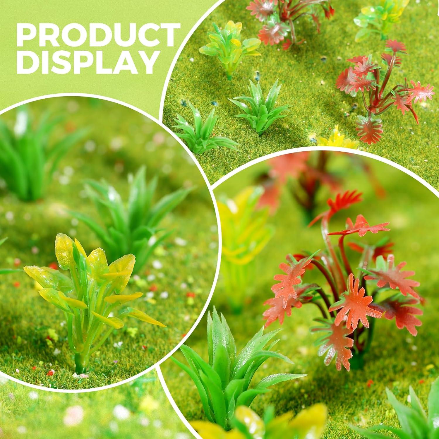 Yetaha 90 Piezas Arbustos Mixtos Coloridos para Dioramas