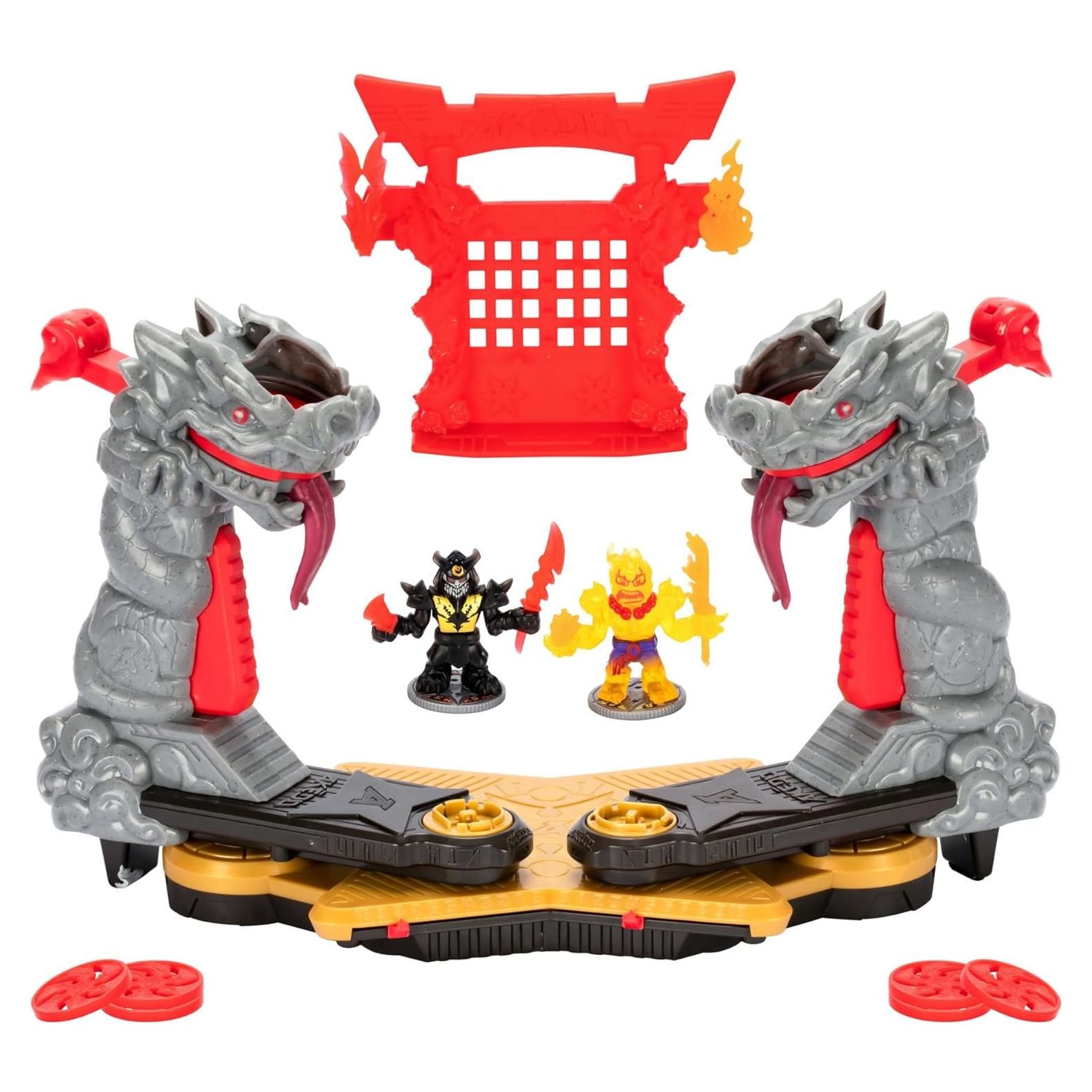 Arena de Batalla Ninja Fury Akedo - 2 Guerreros y 35 Sonidos