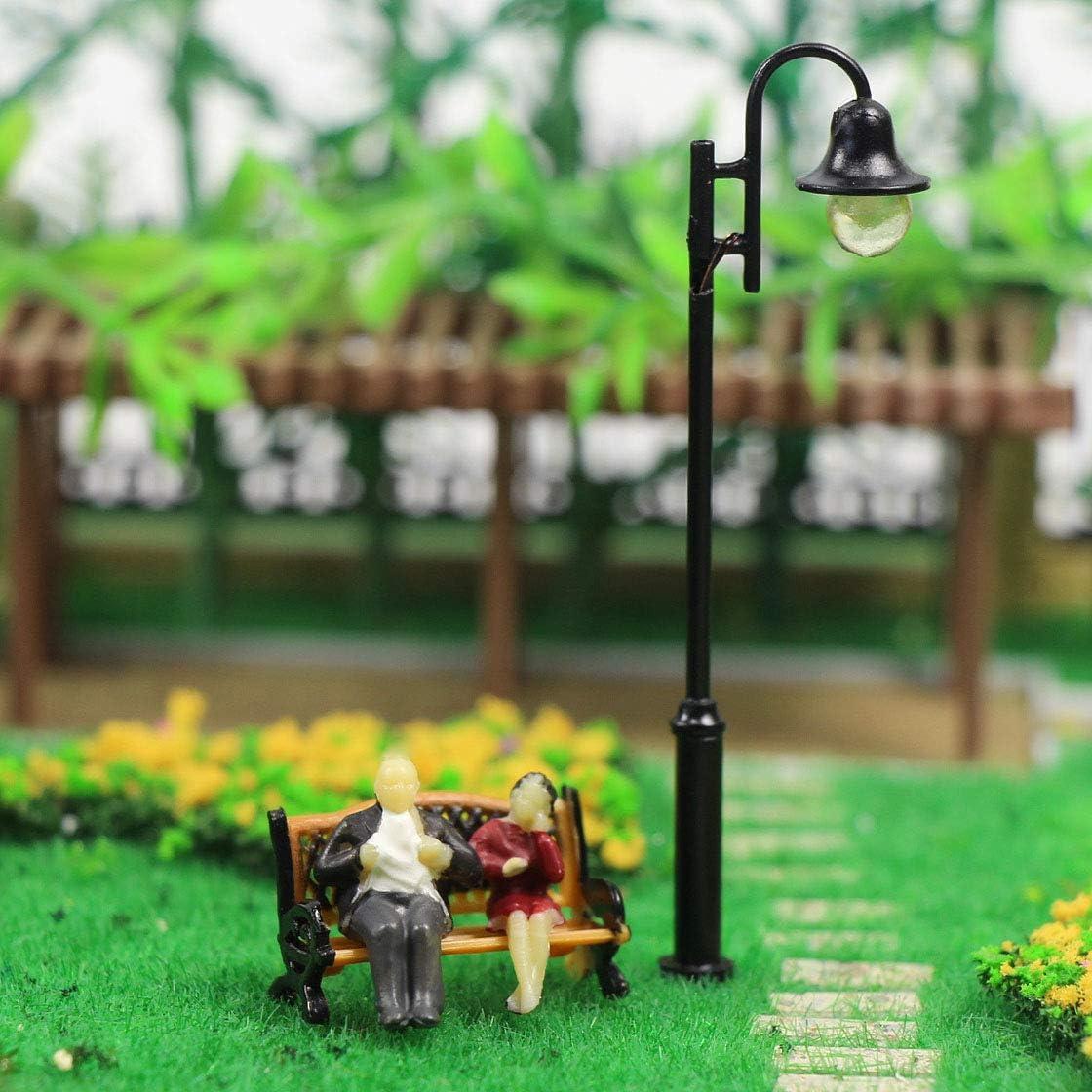 Bancos de Calle para Parque 12pcs ZY35087OB Escala 1:87